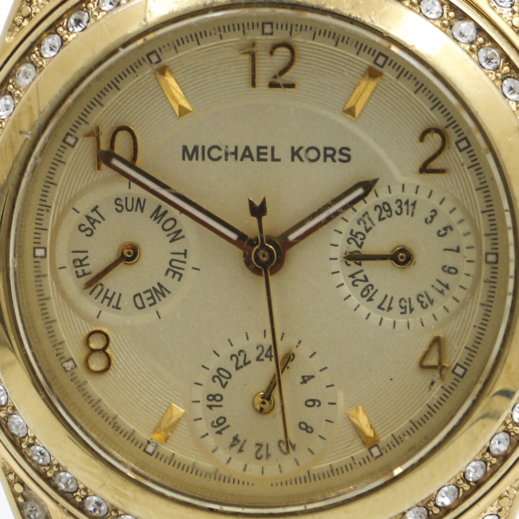 Michael Kors Stainless Steel Crystal Watch