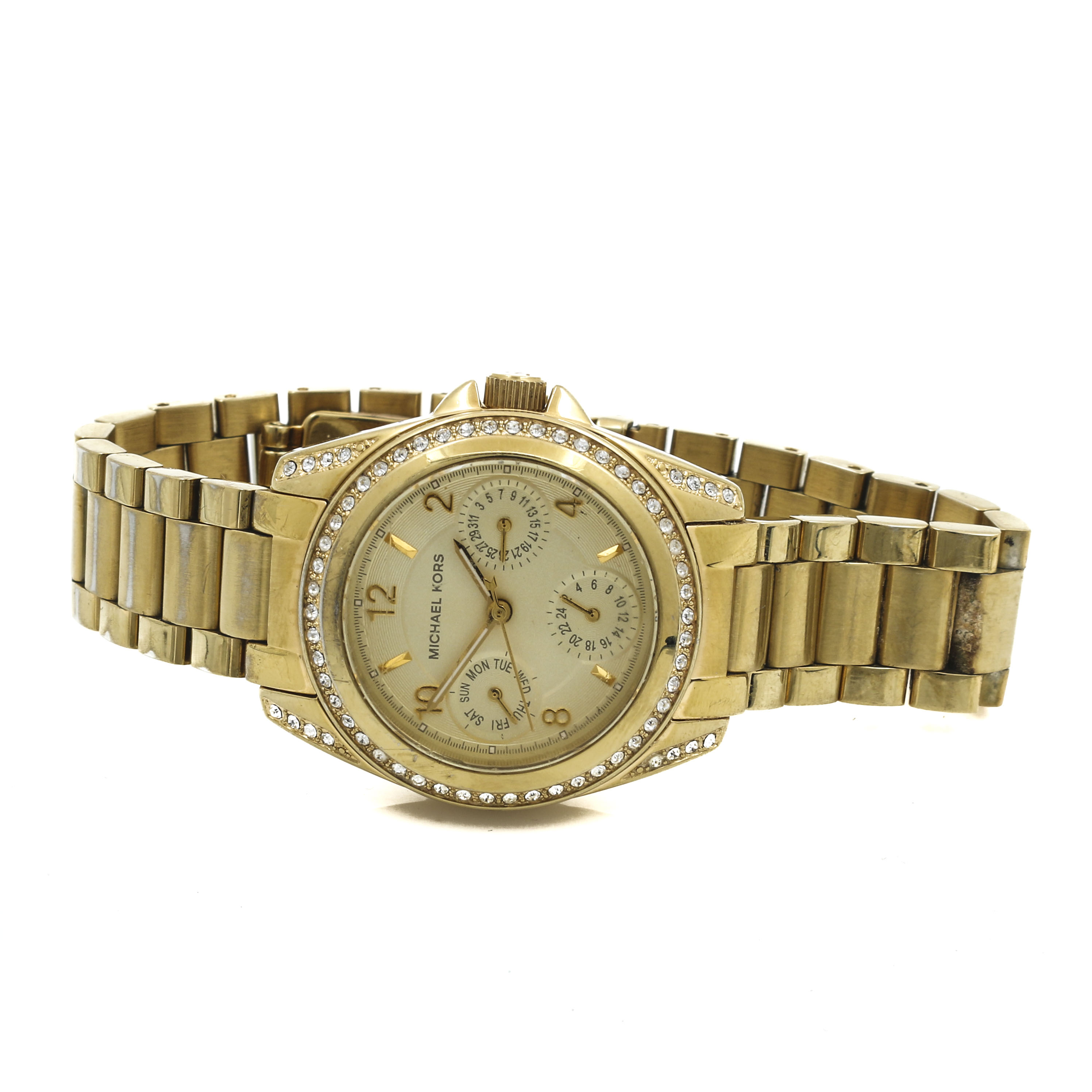 Michael Kors Stainless Steel Crystal Watch