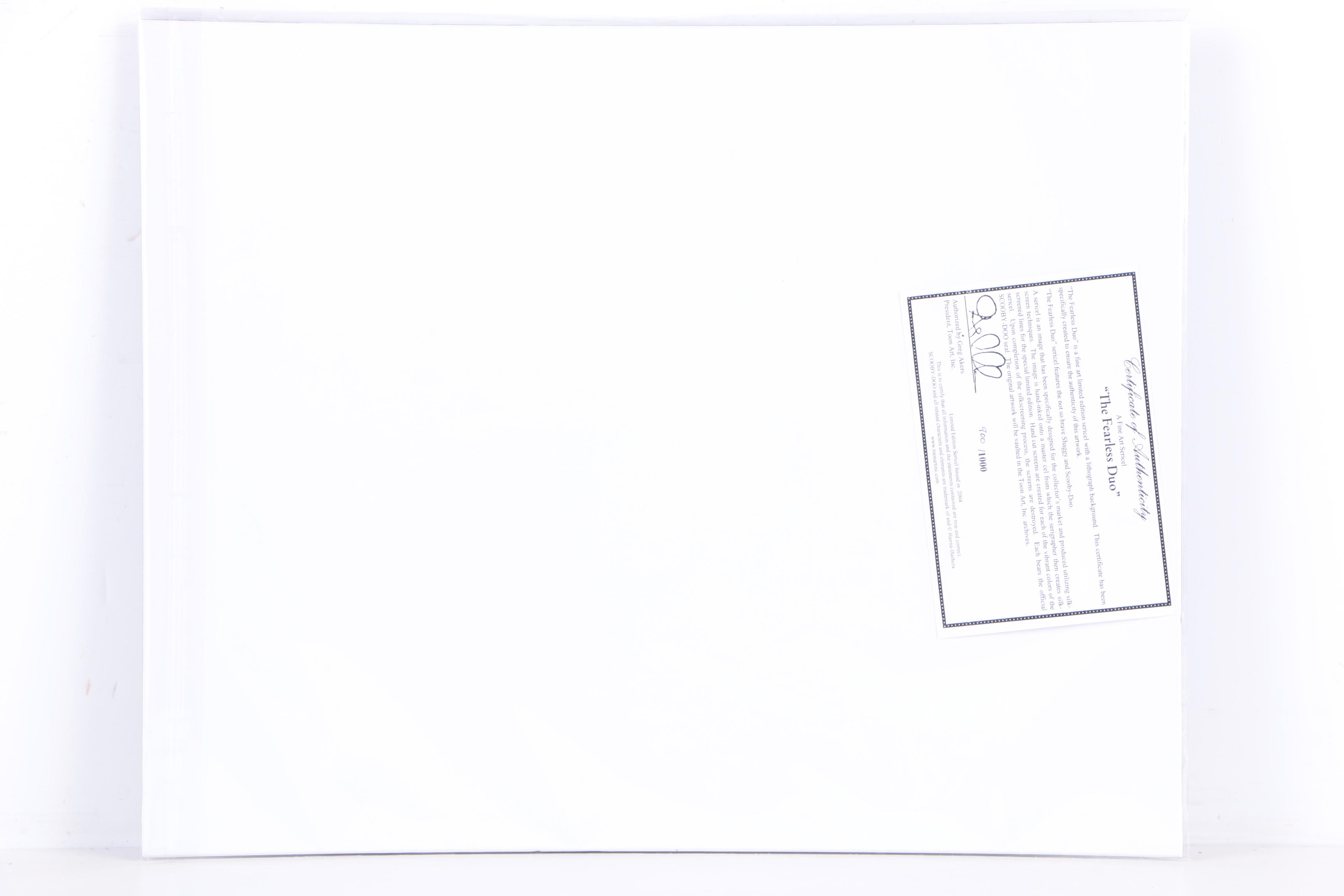 Limited Edition "Scooby Doo" Sericels