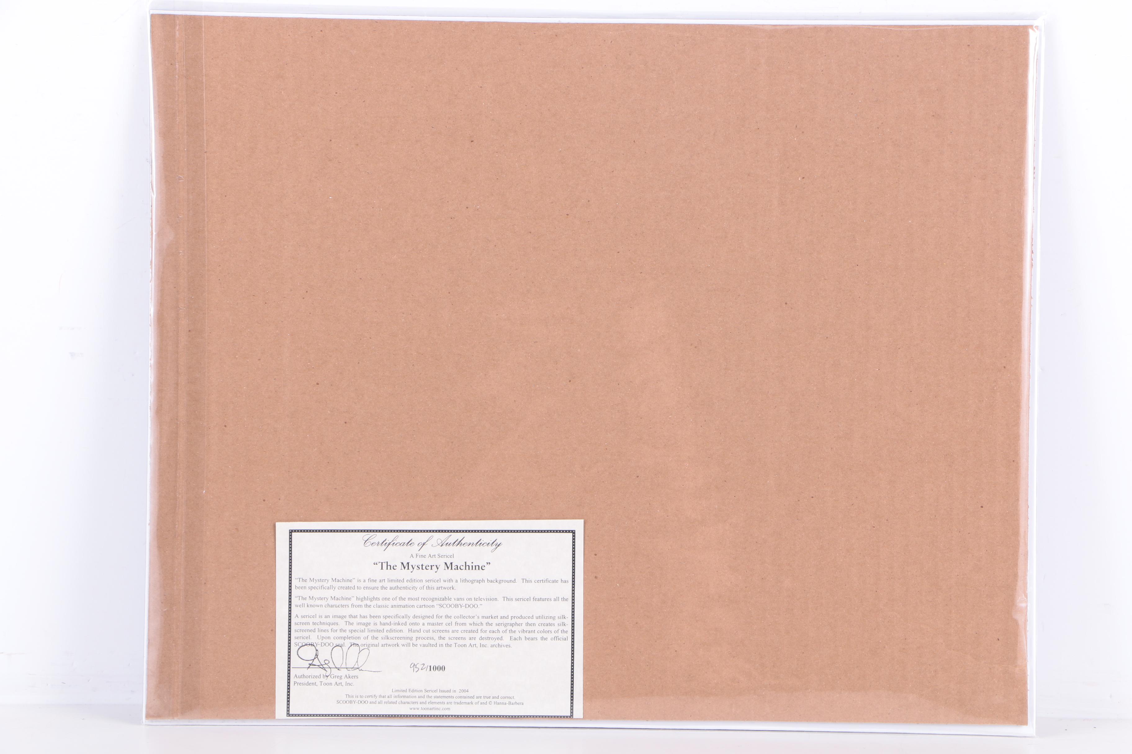 Limited Edition "Scooby Doo" Sericels