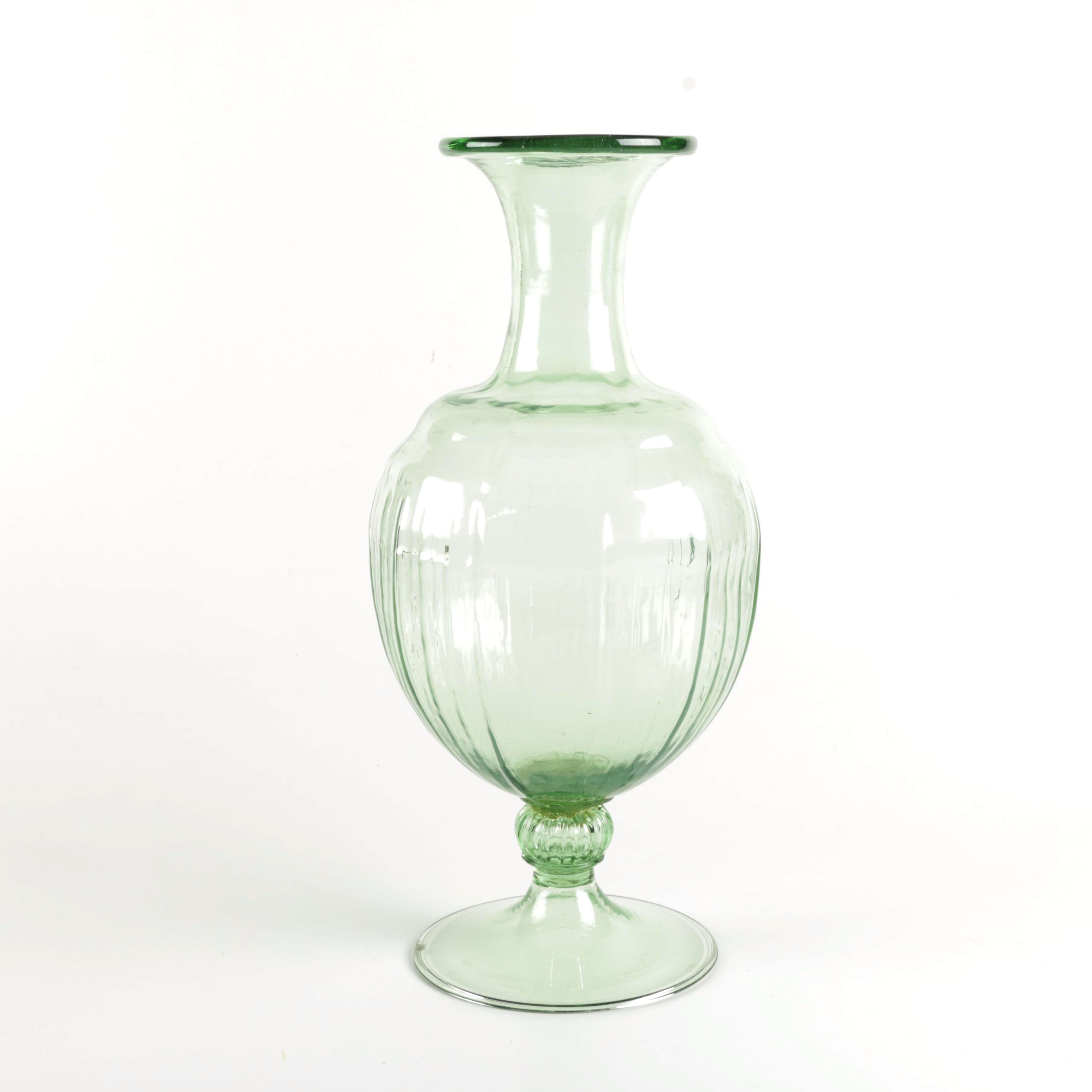 Hand Blown Glass Vase