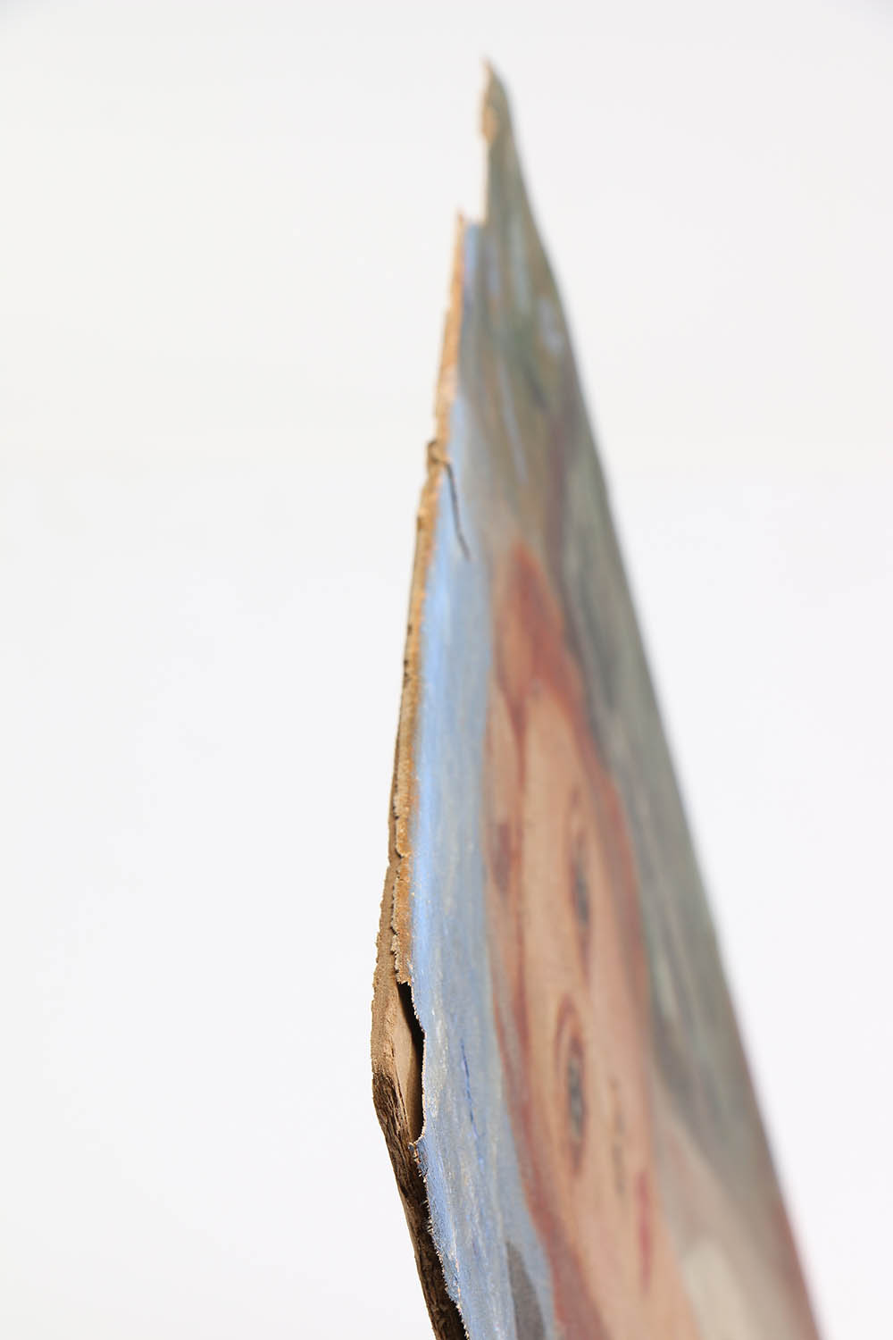 Fannie Saperstein Oil Painting of a Woman in the City