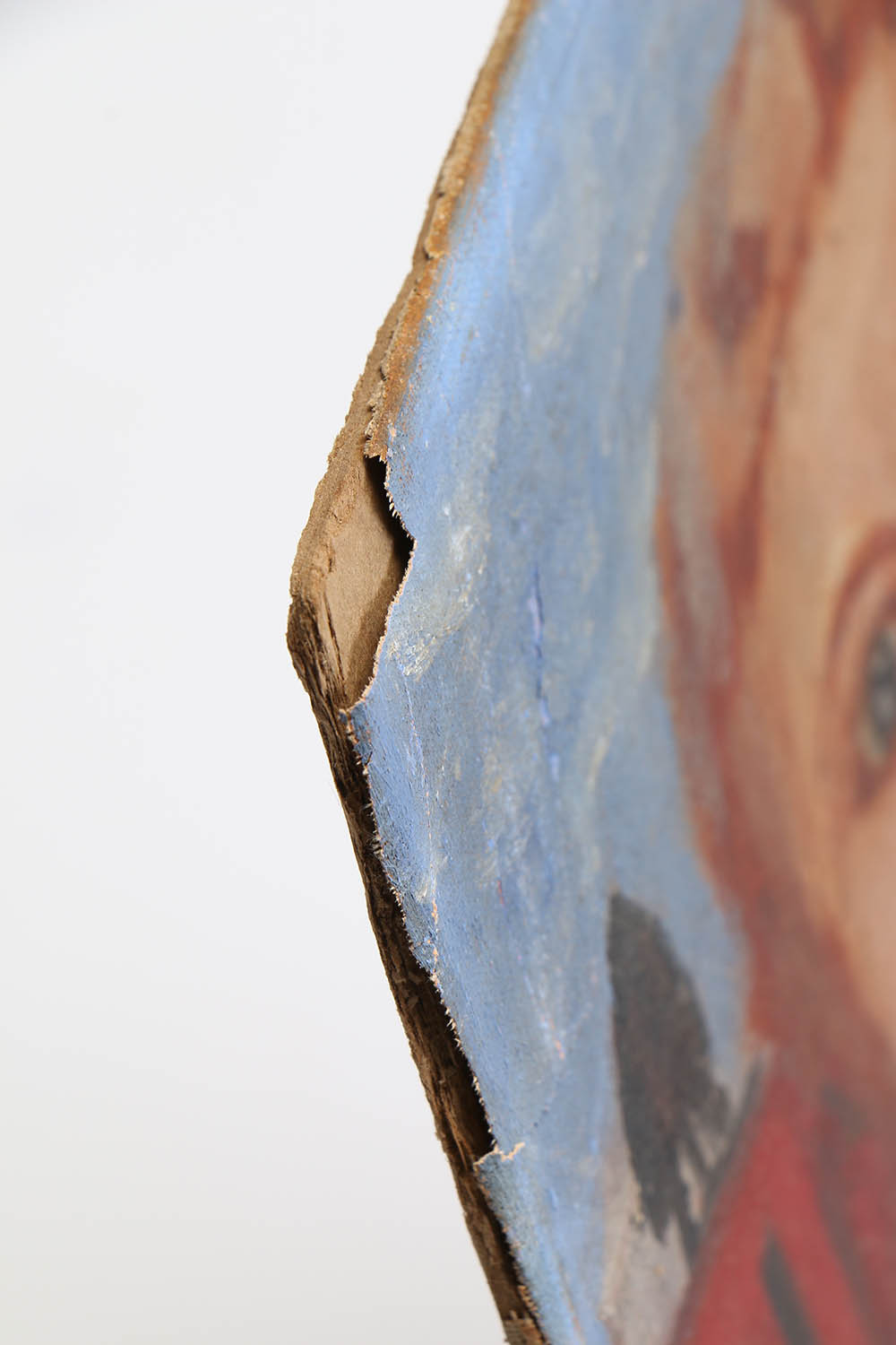 Fannie Saperstein Oil Painting of a Woman in the City