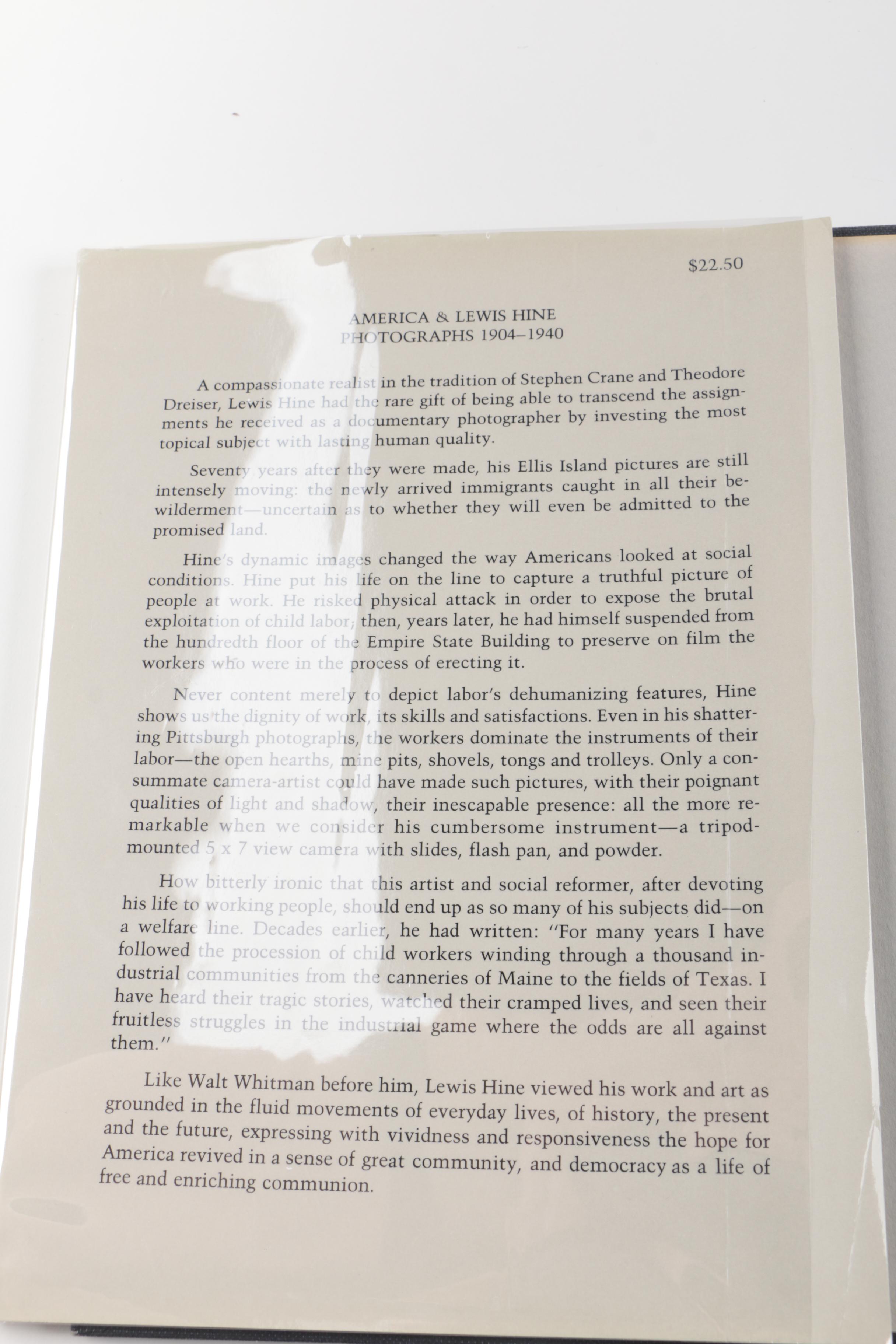 Walter Rosenblum Photographic Memorabilia Collection, Including Signed Lewis Hin