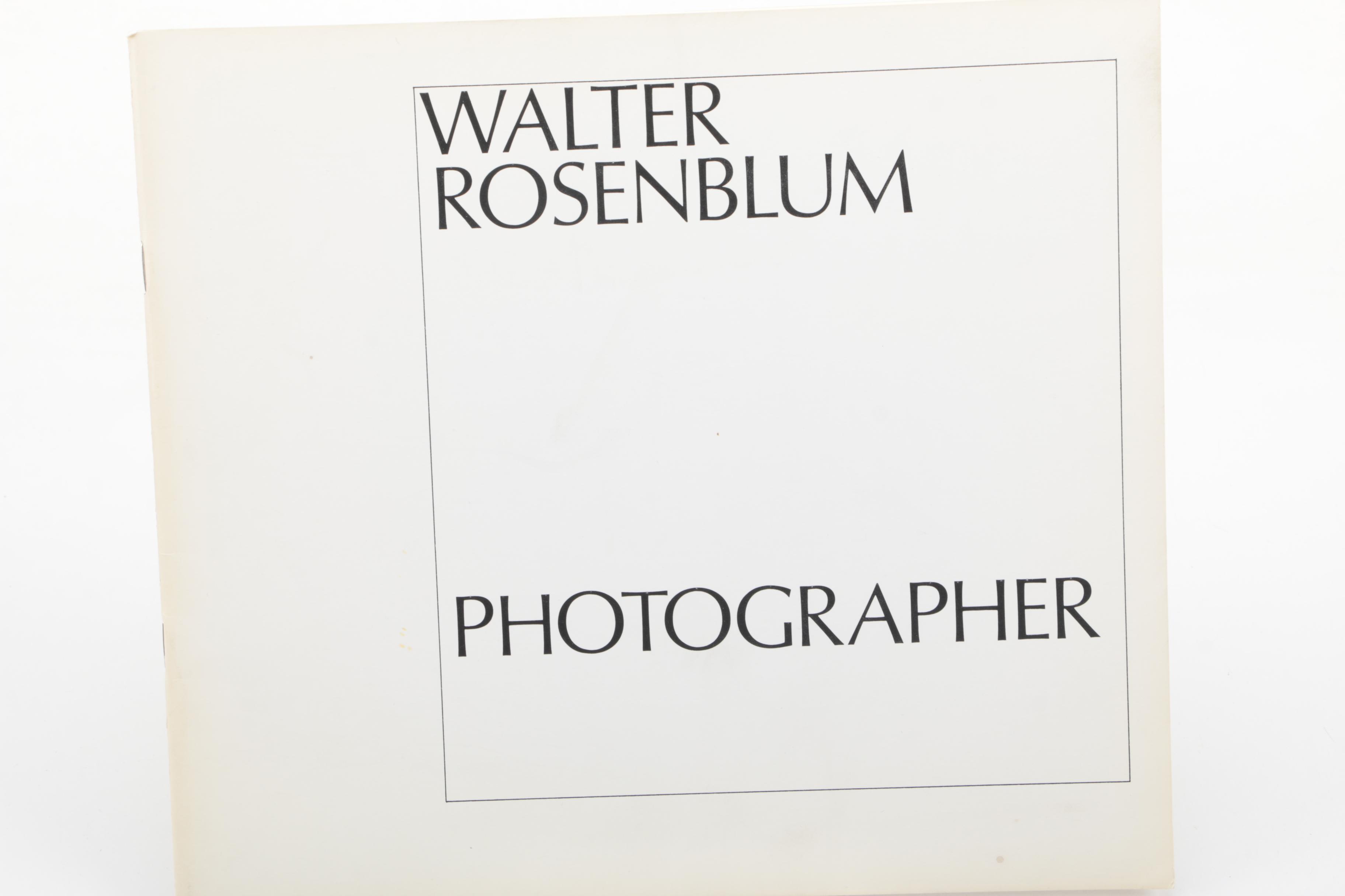 Walter Rosenblum Photographic Memorabilia Collection, Including Signed Lewis Hin