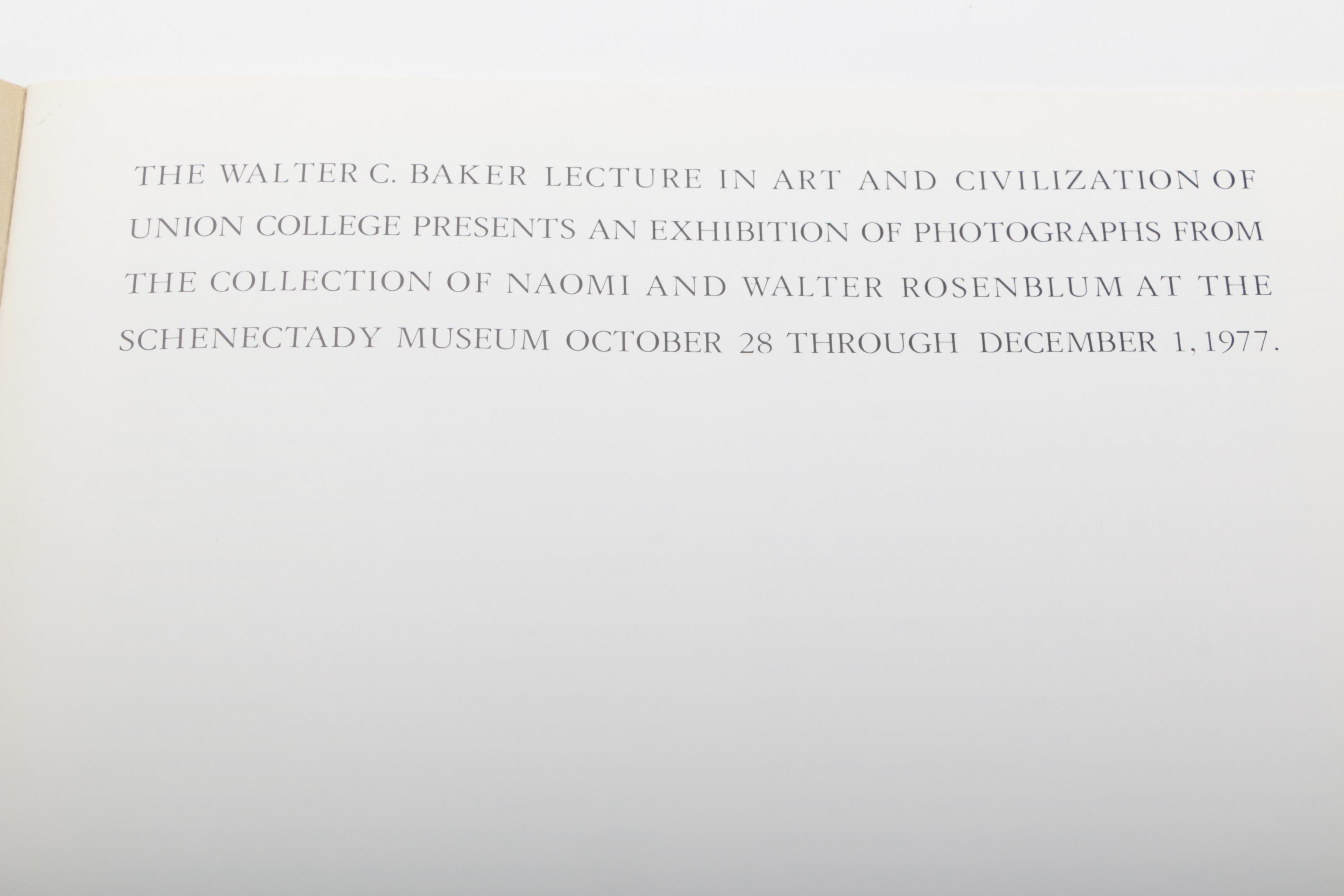 Walter Rosenblum Photographic Memorabilia Collection, Including Signed Lewis Hin