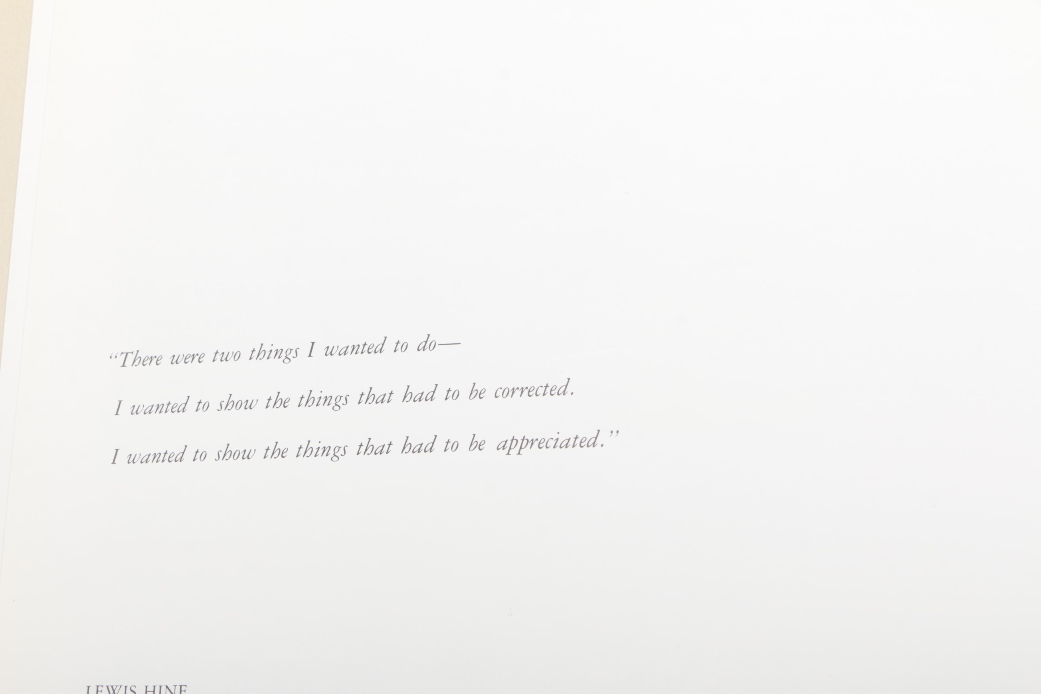 Walter Rosenblum Photographic Memorabilia Collection, Including Signed Lewis Hin