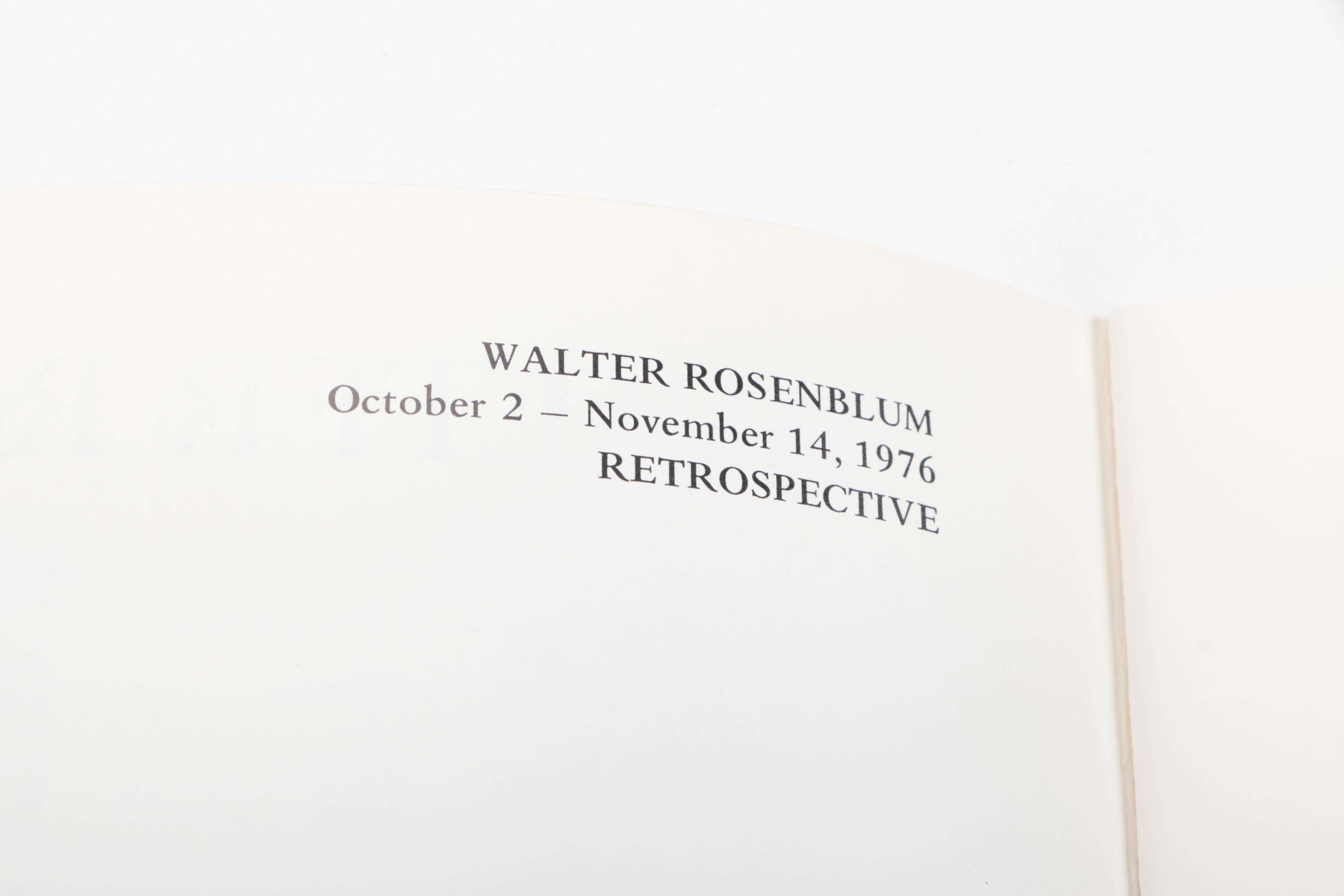 Walter Rosenblum Photographic Memorabilia Collection, Including Signed Lewis Hin