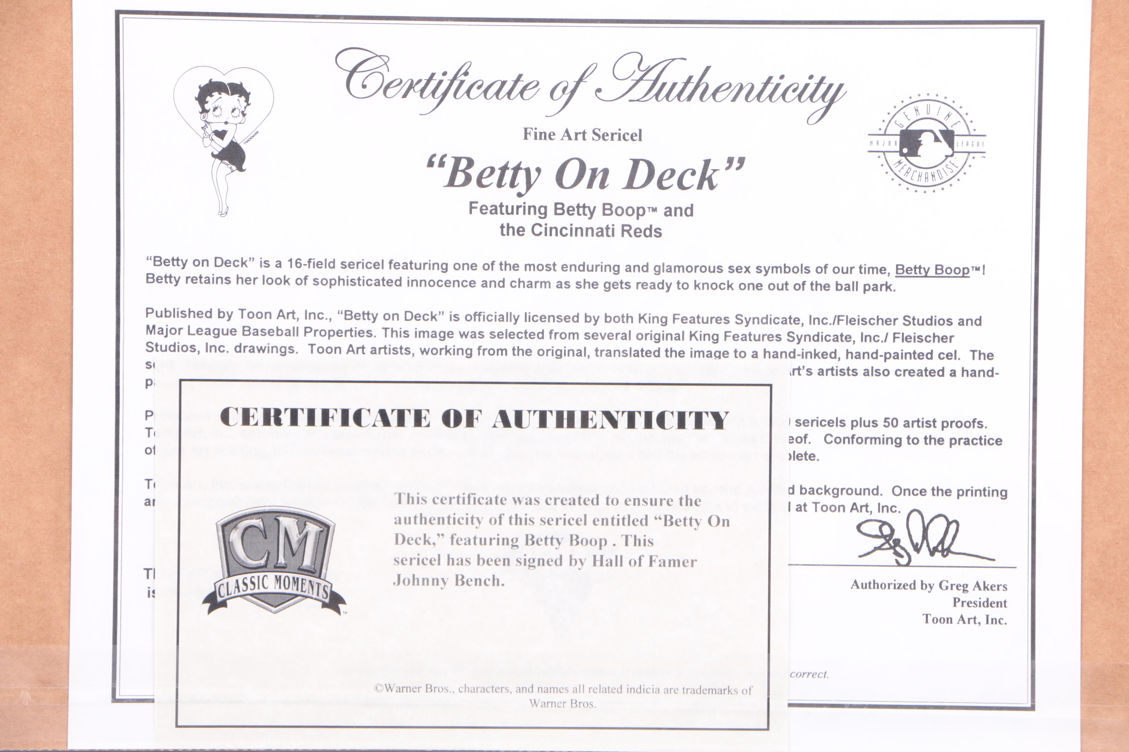 Limited Edition Cels Including "Ken Griffey Jr."