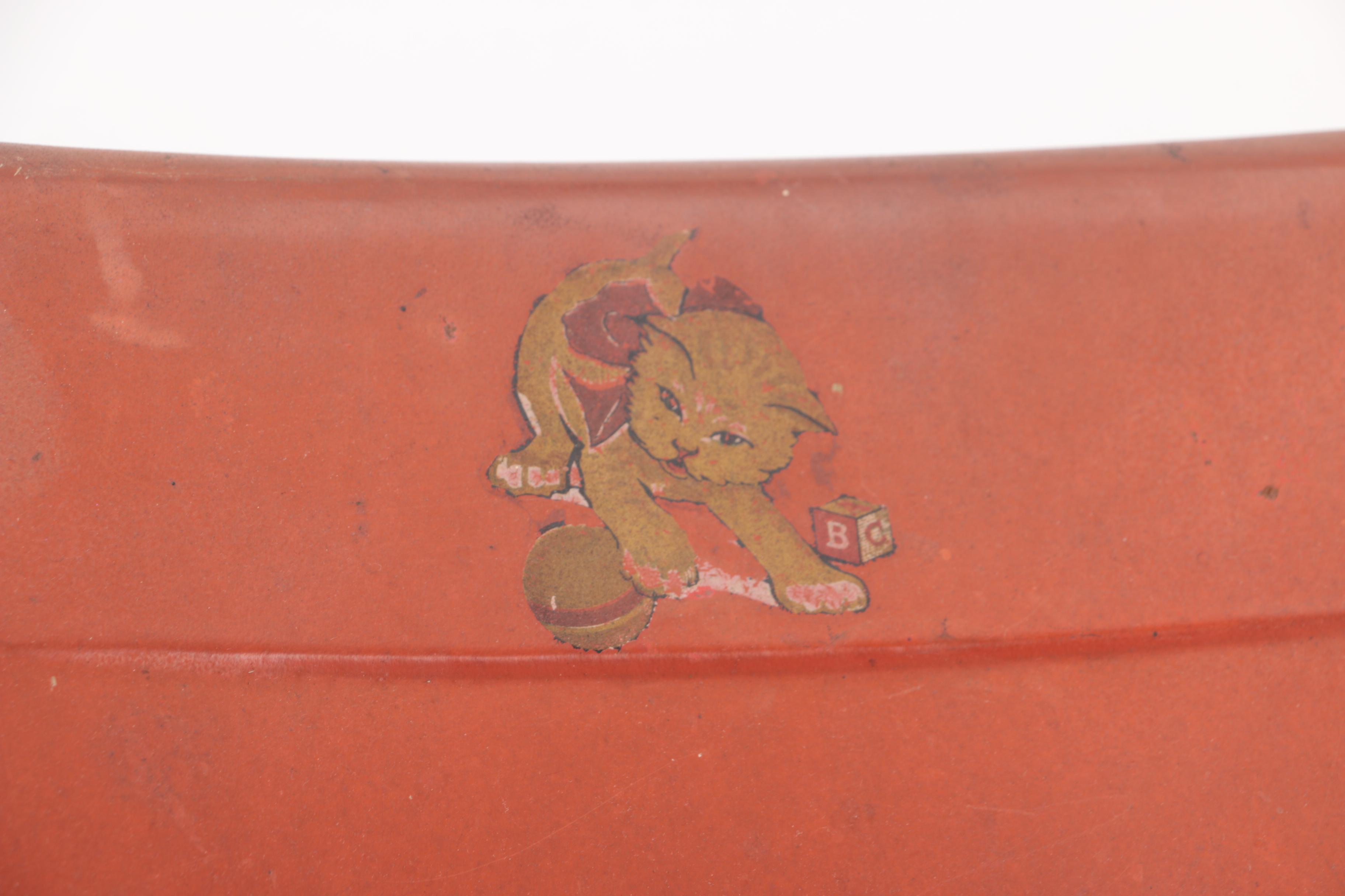 Vintage Metal Children's Rocking Chair