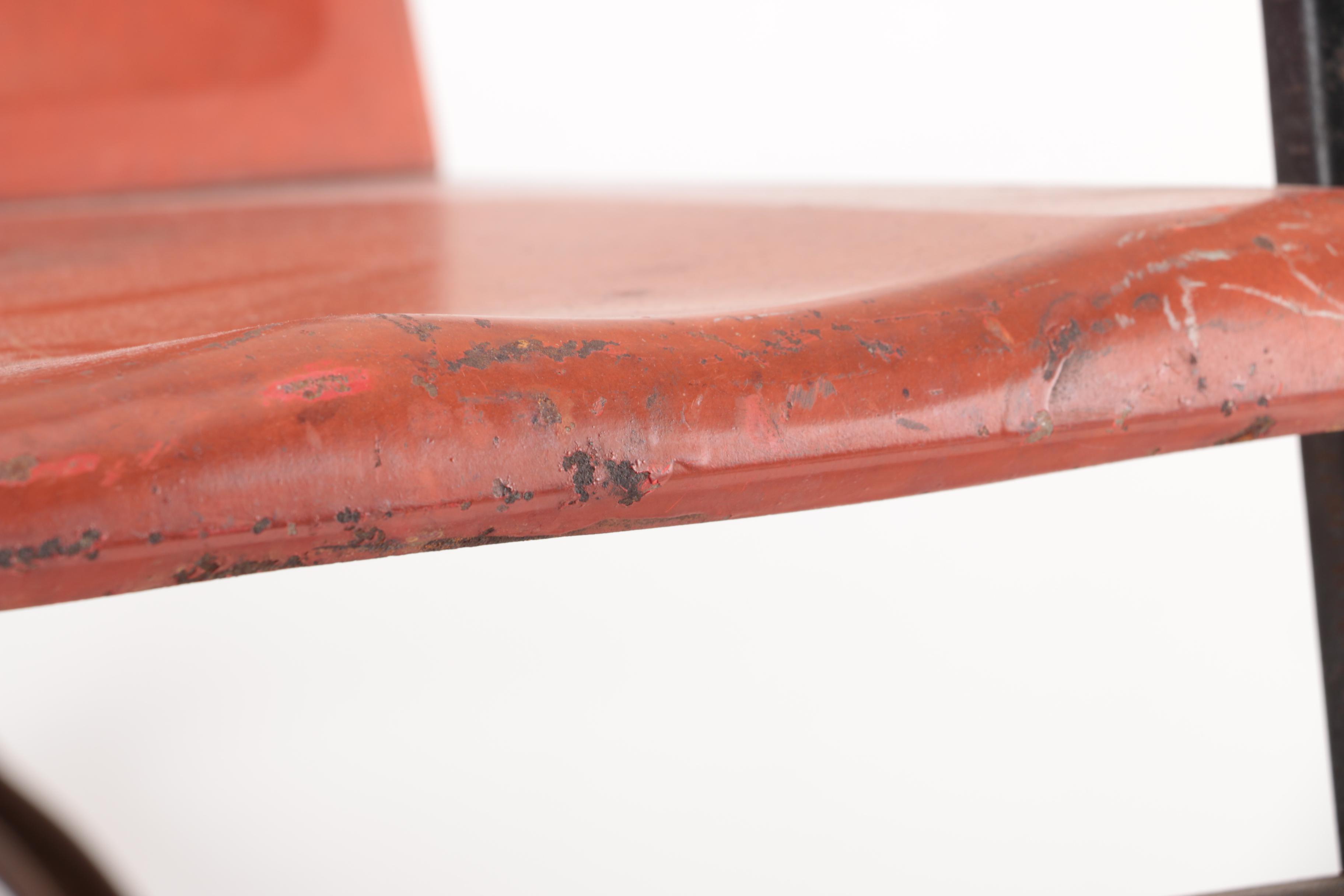 Vintage Metal Children's Rocking Chair