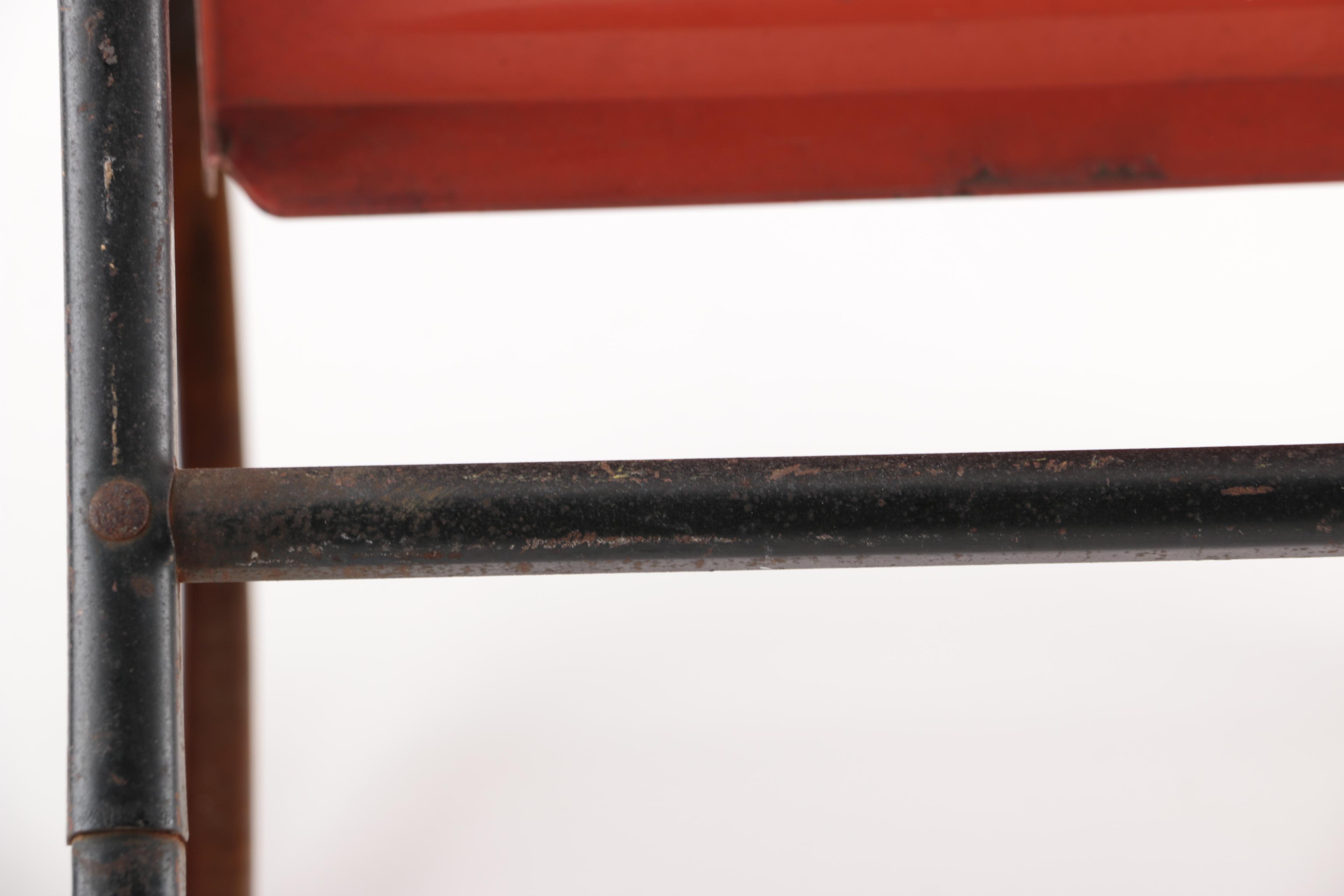 Vintage Metal Children's Rocking Chair