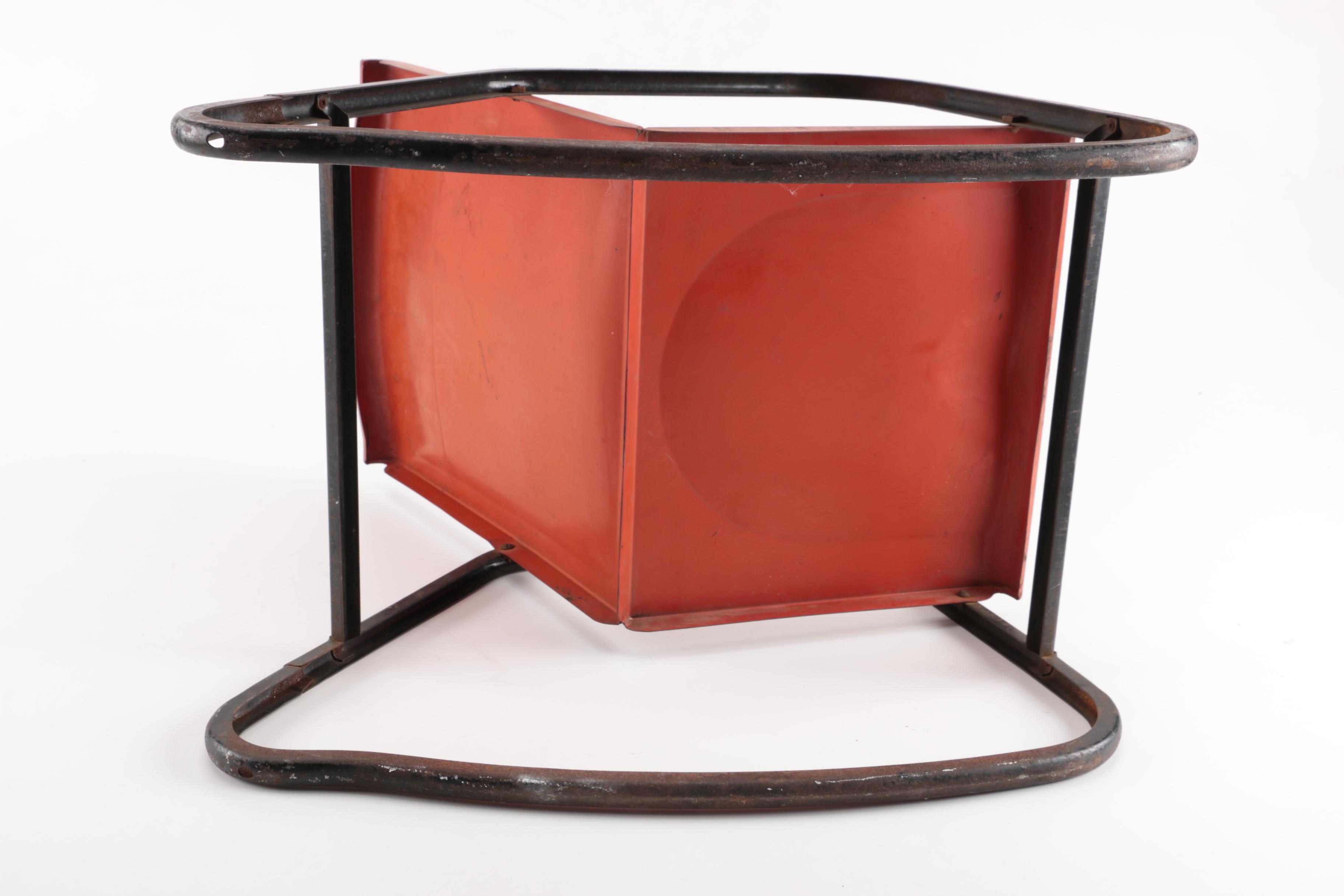 Vintage Metal Children's Rocking Chair