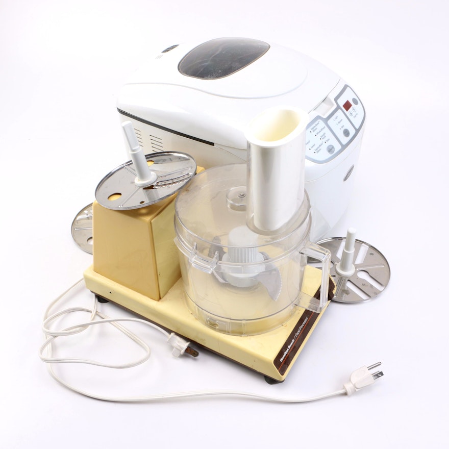 Oster Bread Maker and Hamilton Beach Food Processor