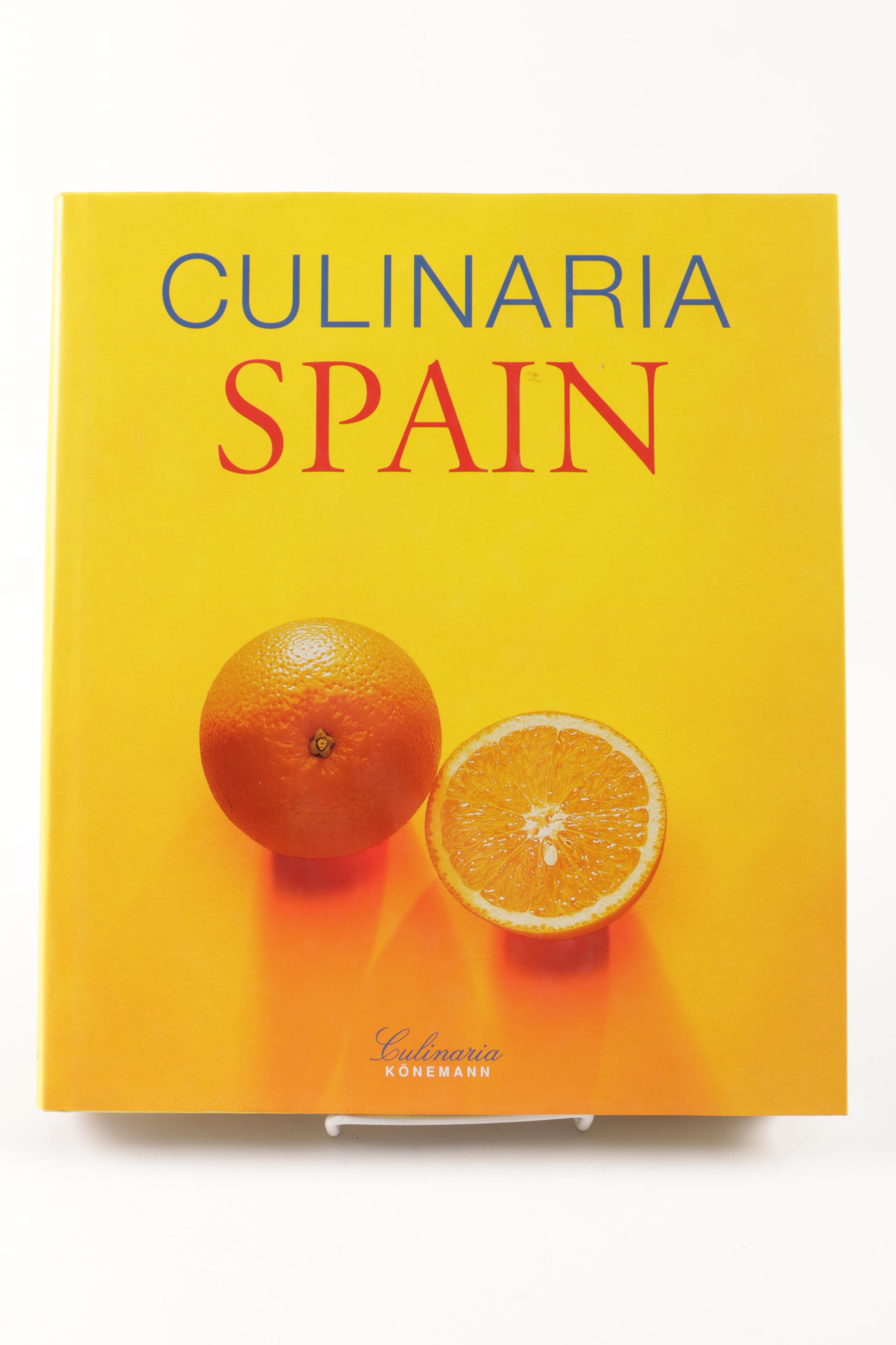 Five "Culinaria" European Cookbooks with Taschen Stand