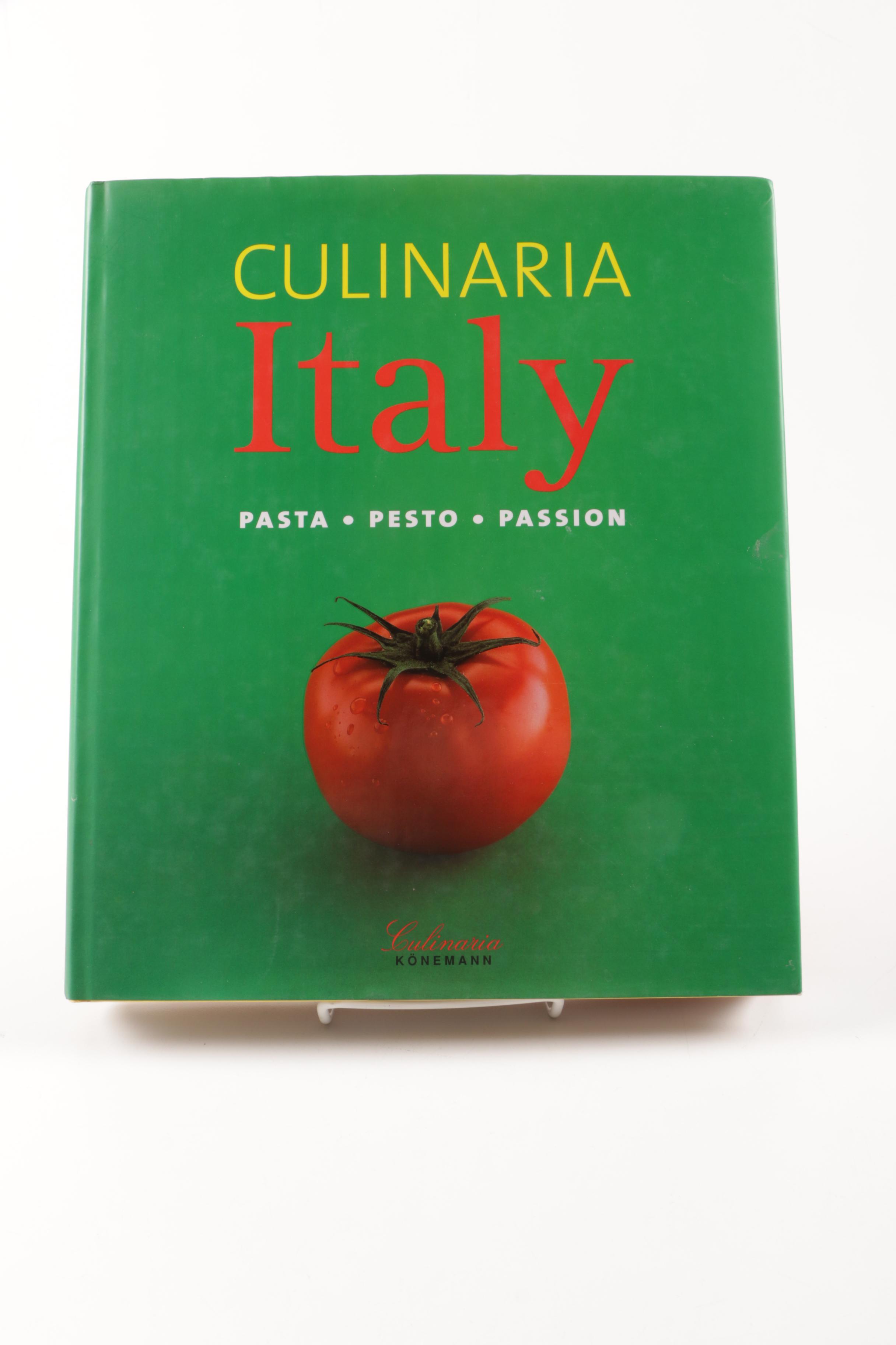 Five "Culinaria" European Cookbooks with Taschen Stand
