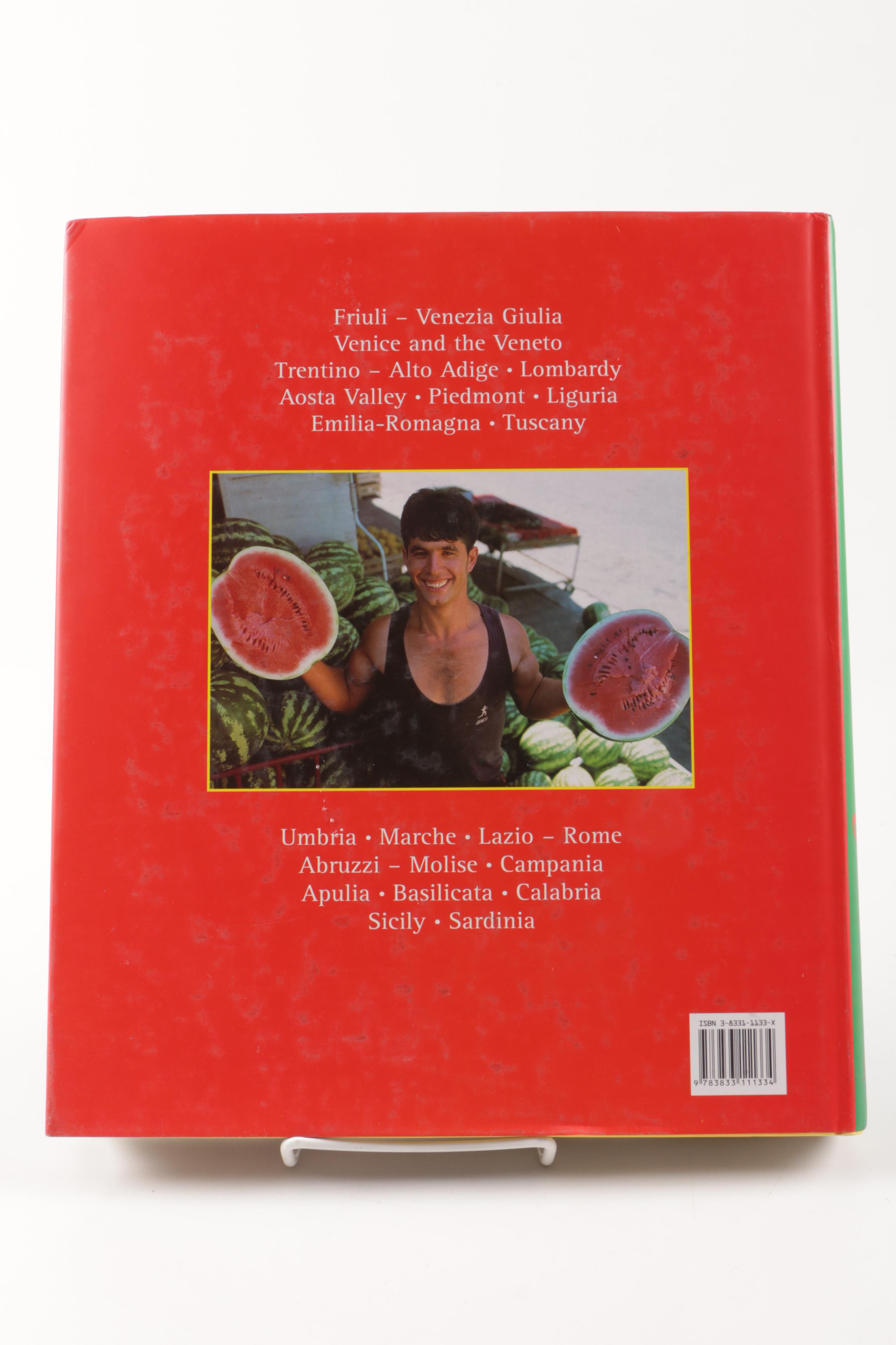 Five "Culinaria" European Cookbooks with Taschen Stand