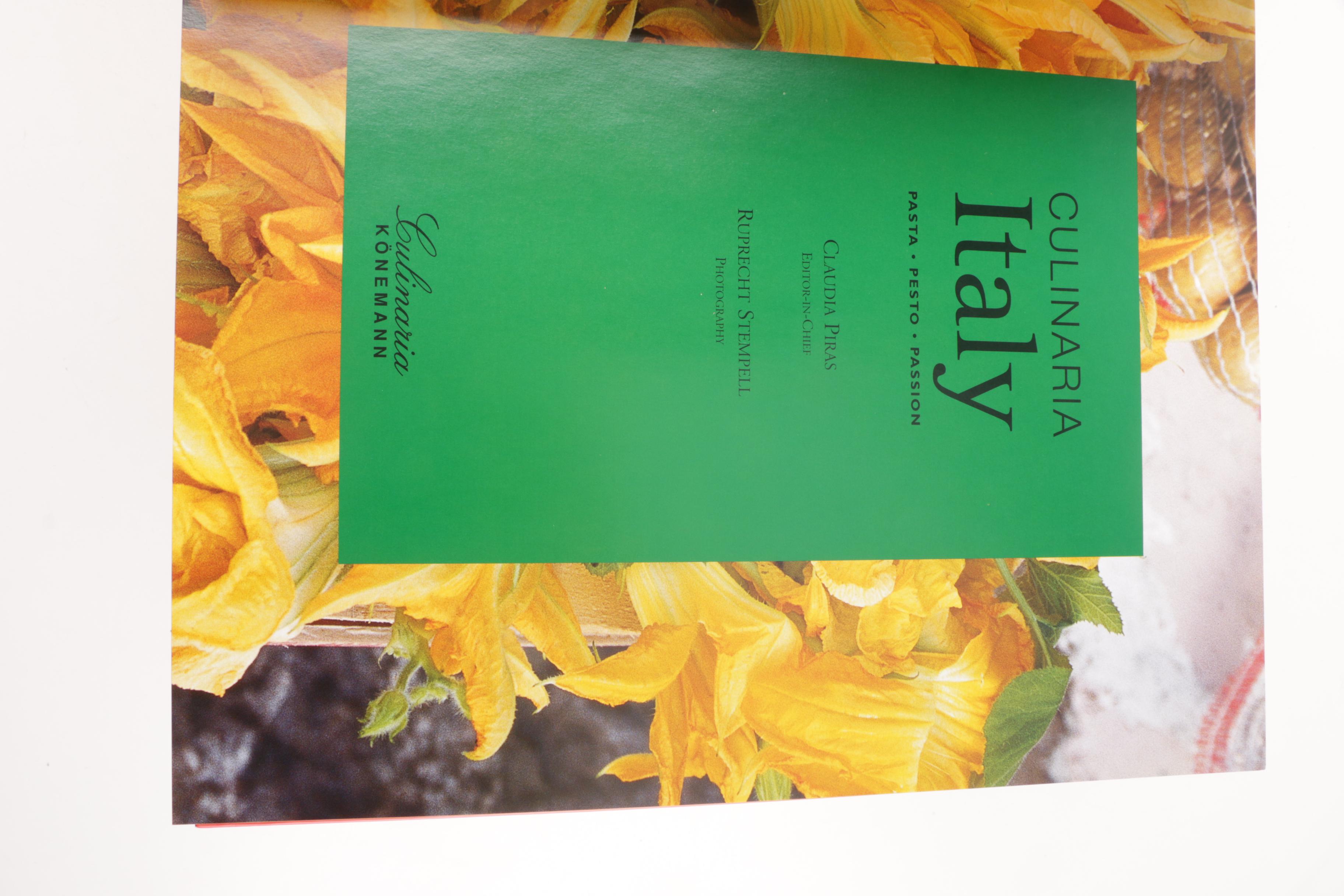 Five "Culinaria" European Cookbooks with Taschen Stand