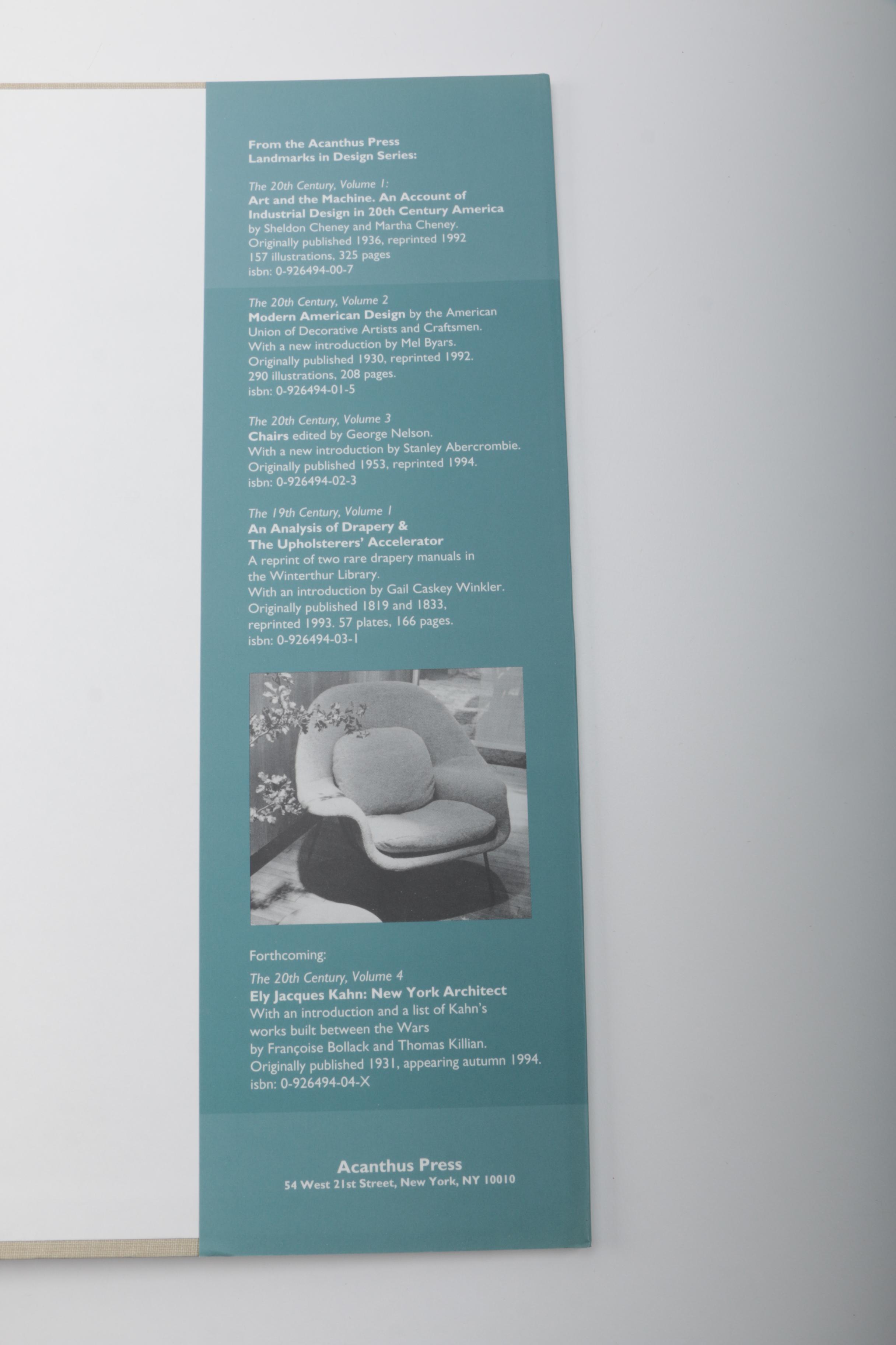 Furniture and Design History Vintage Books With Source Material