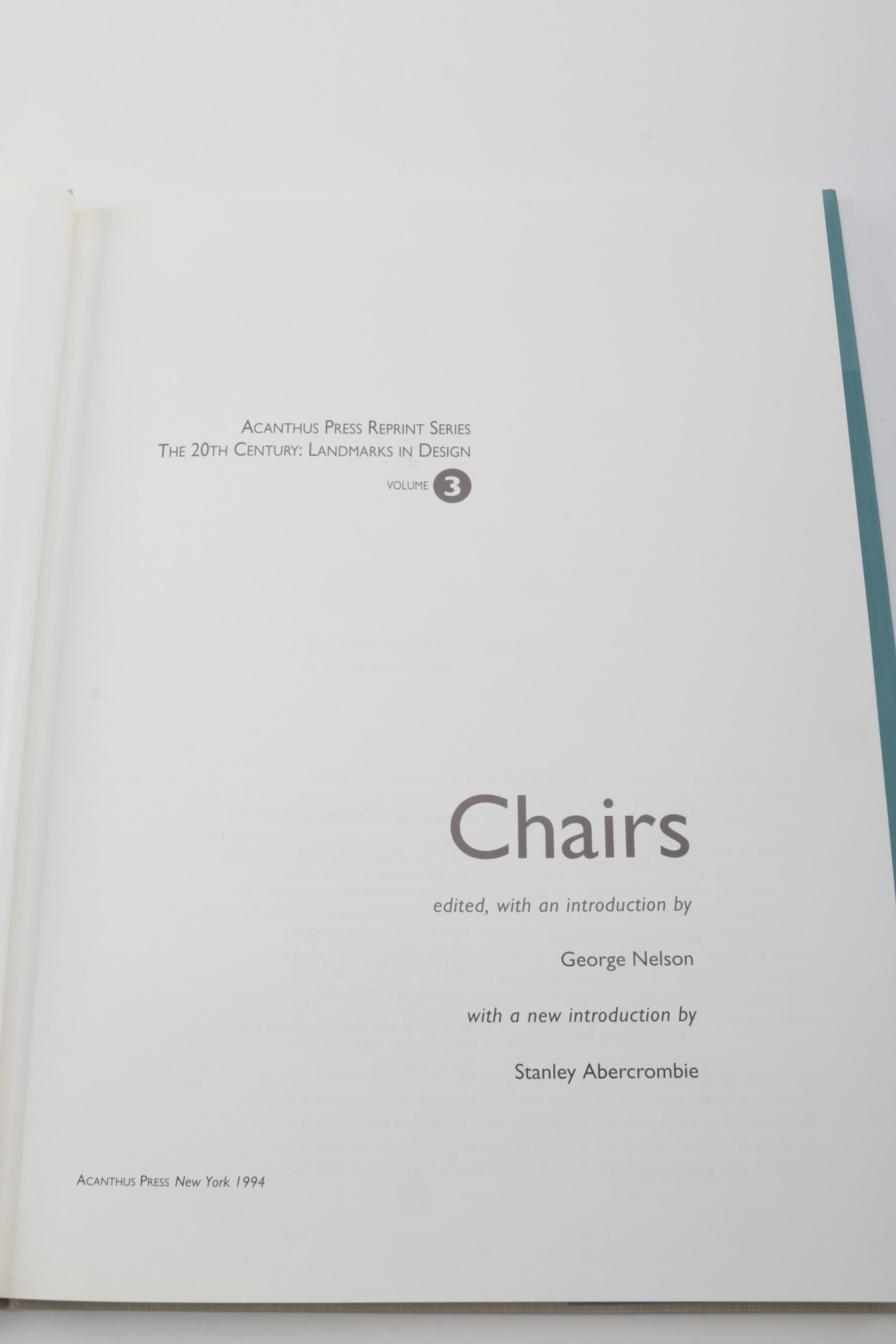 Furniture and Design History Vintage Books With Source Material