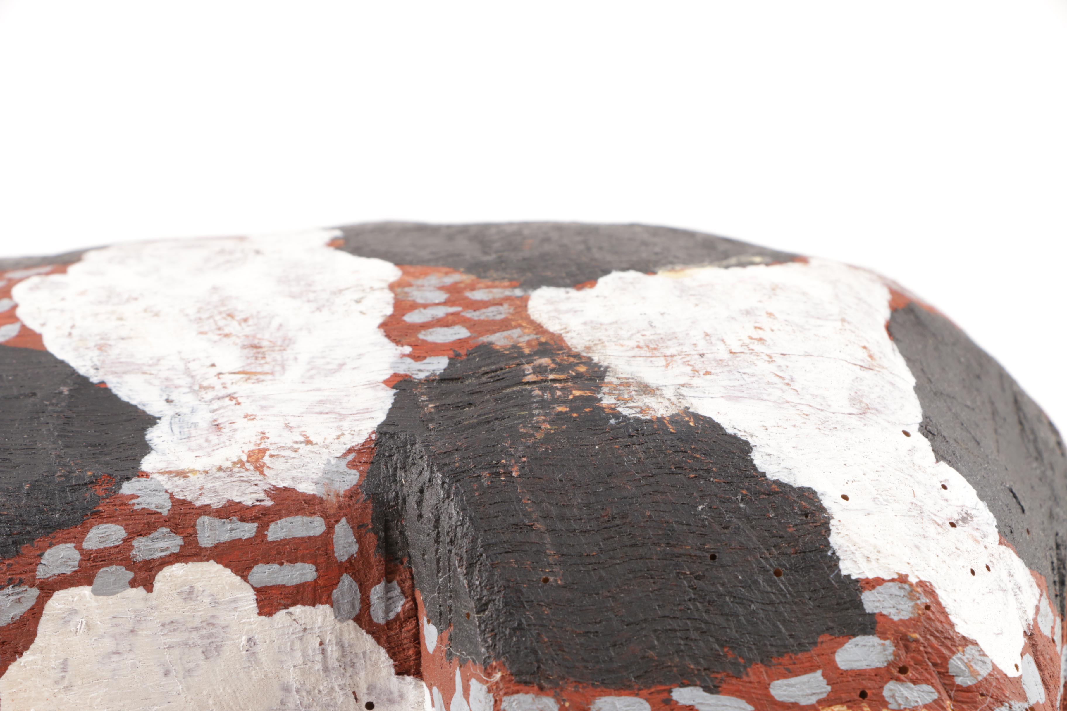 Australian Aboriginal Hand-Carved and Painted Dog