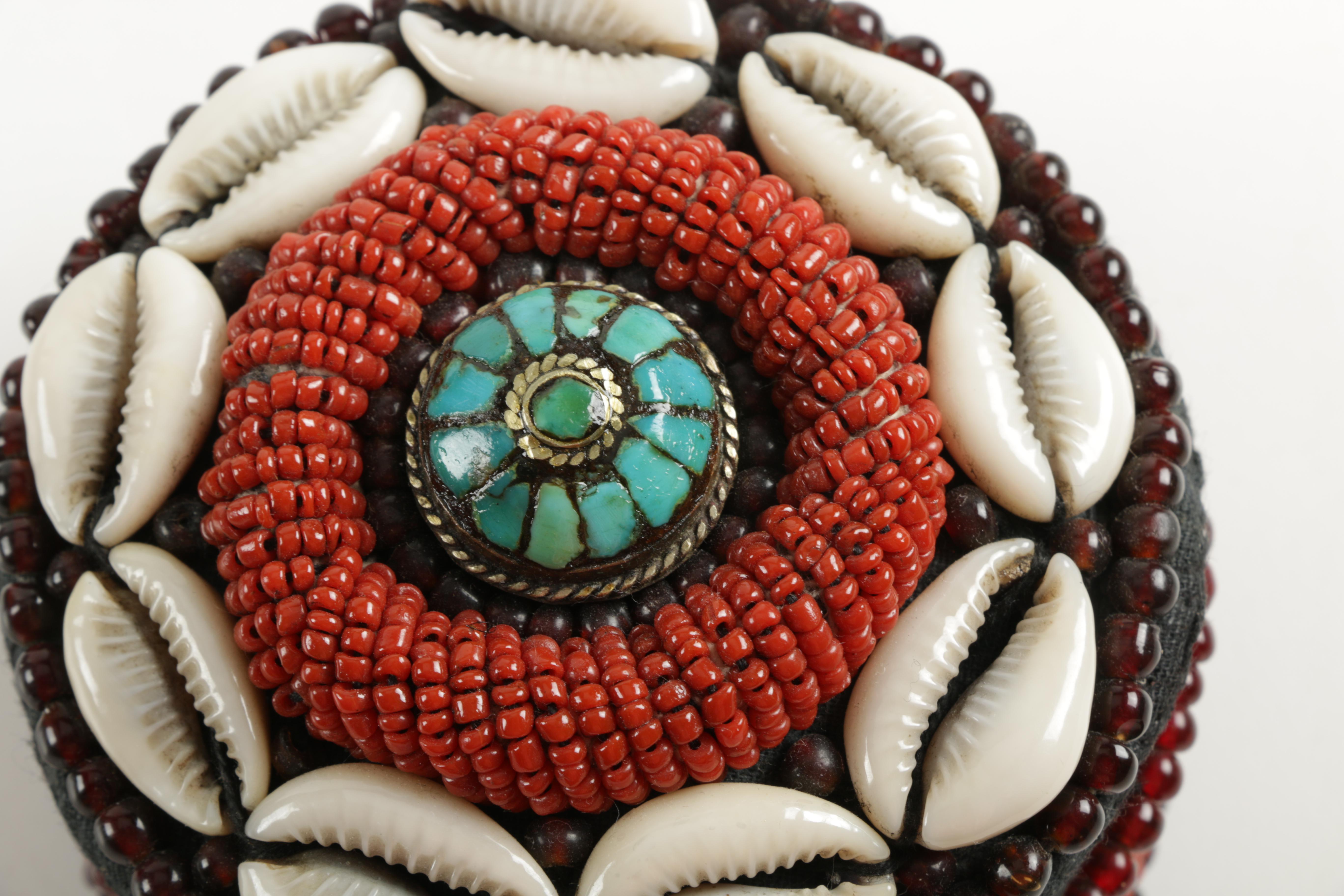 Pair of Beaded Baskets