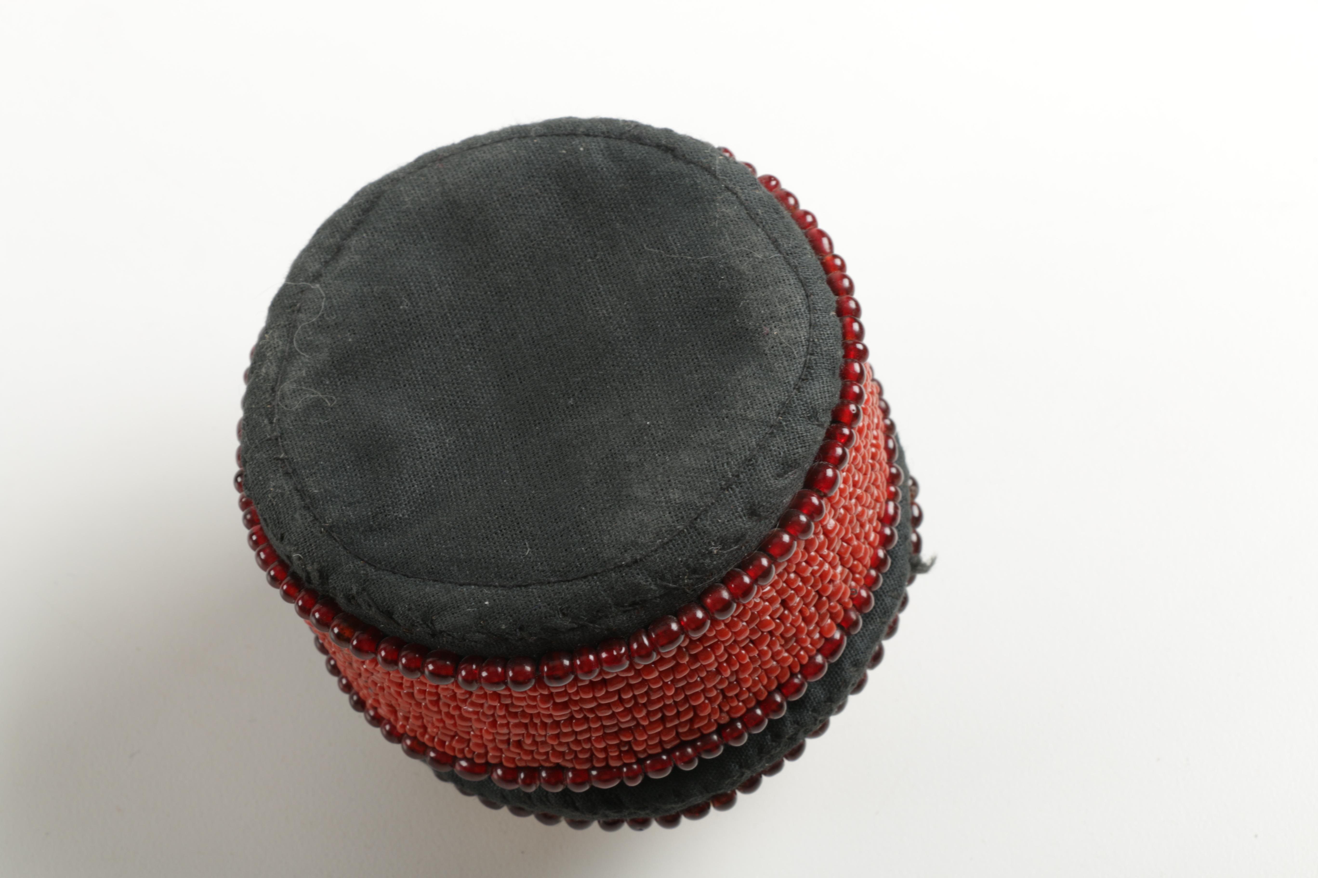 Pair of Beaded Baskets