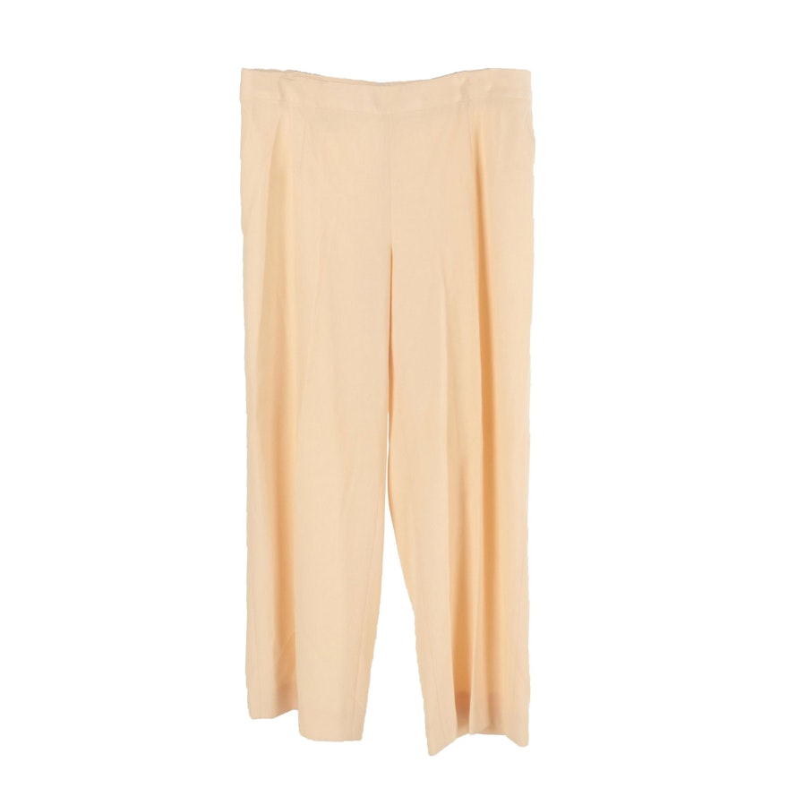 Ivory Wool Ferragamo Pants