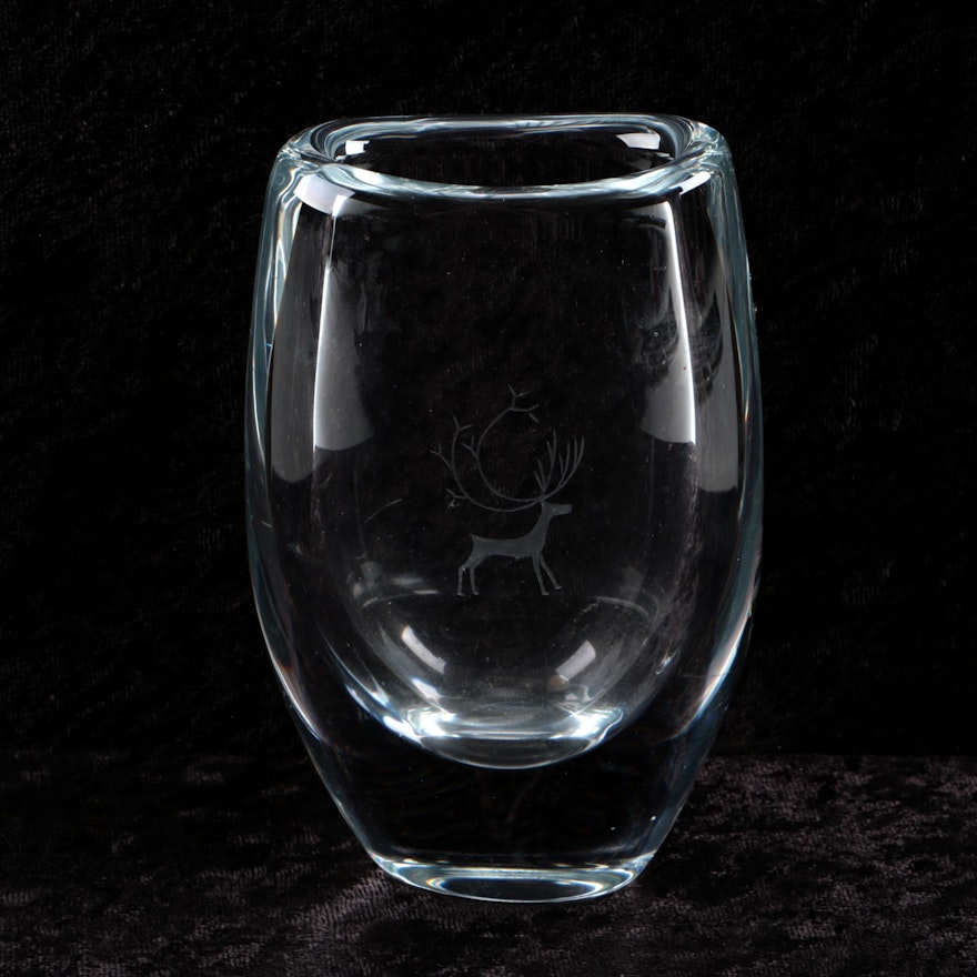 Orrefors Crystal Vase