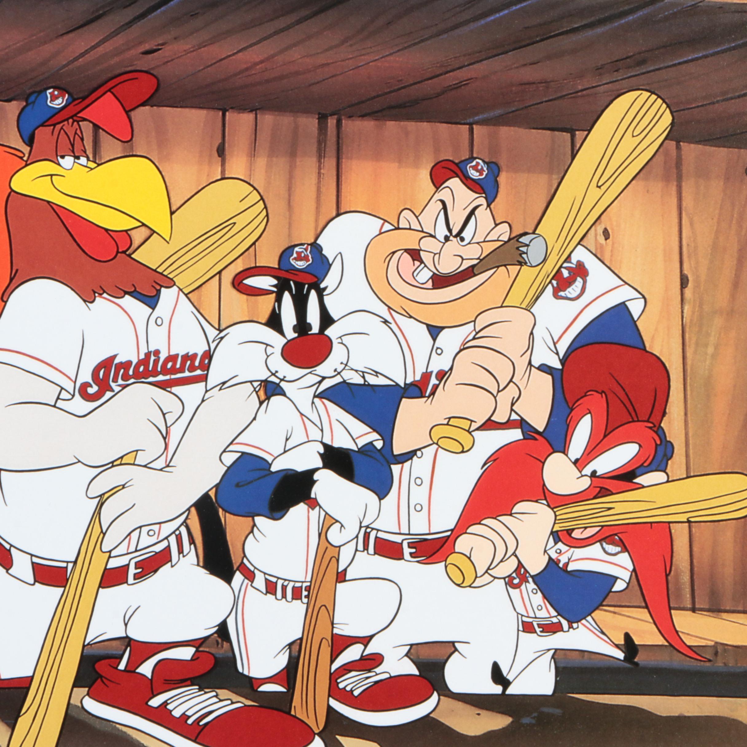 Cleveland Indians-Themed Offset Lithograph "Gotta Love That Tribe"