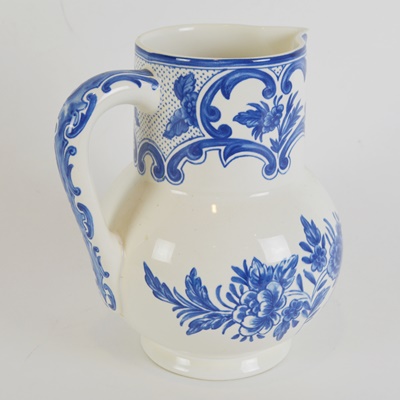 Tiffany & Co. "Tiffany Delft" Ceramic Pitcher