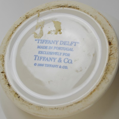 Tiffany & Co. "Tiffany Delft" Ceramic Pitcher