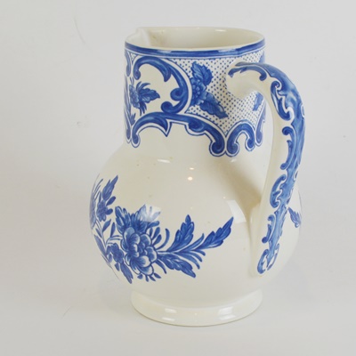 Tiffany & Co. "Tiffany Delft" Ceramic Pitcher