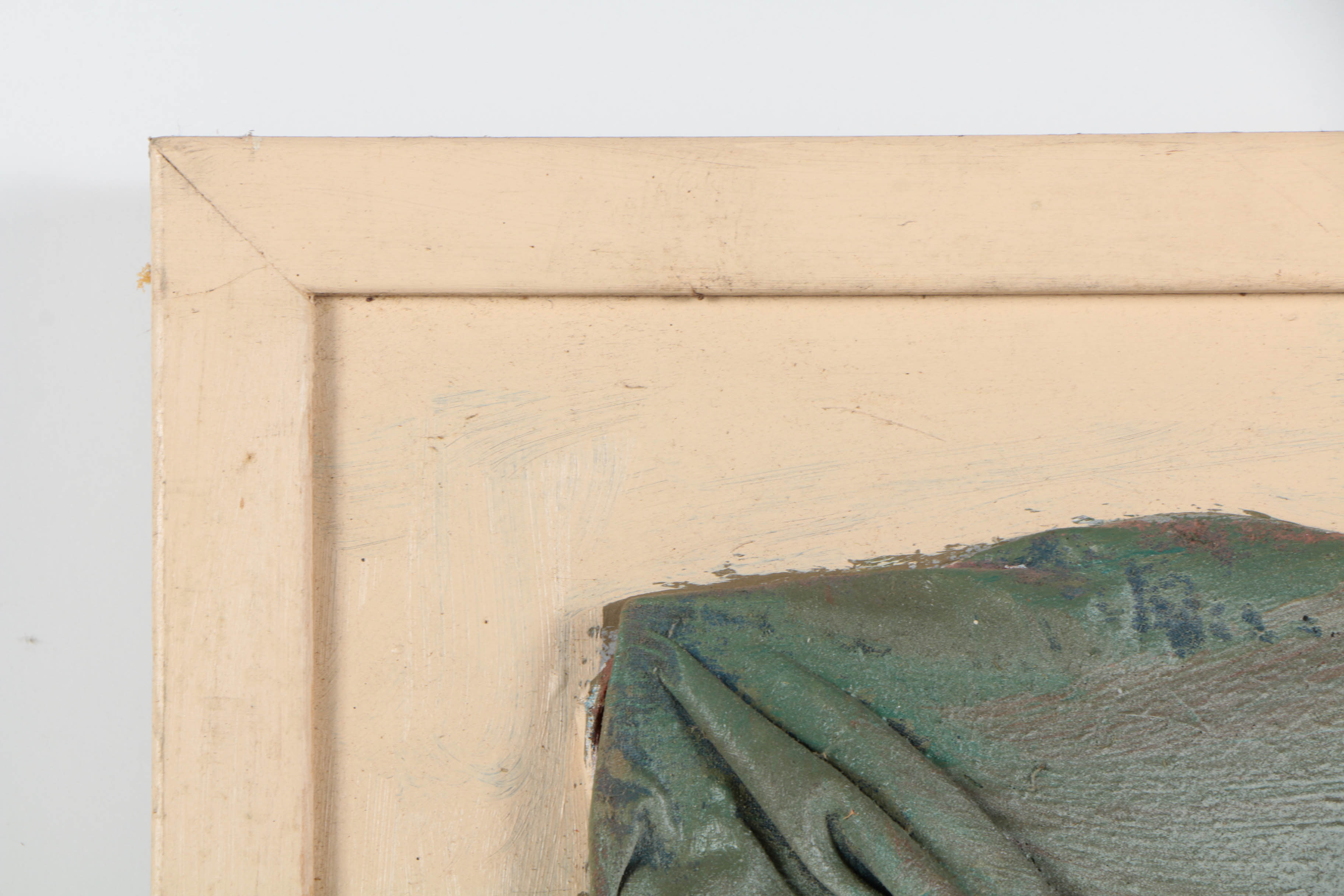 Ronald Ahlström Abstract Mixed Media on Wood Board "Untitled"