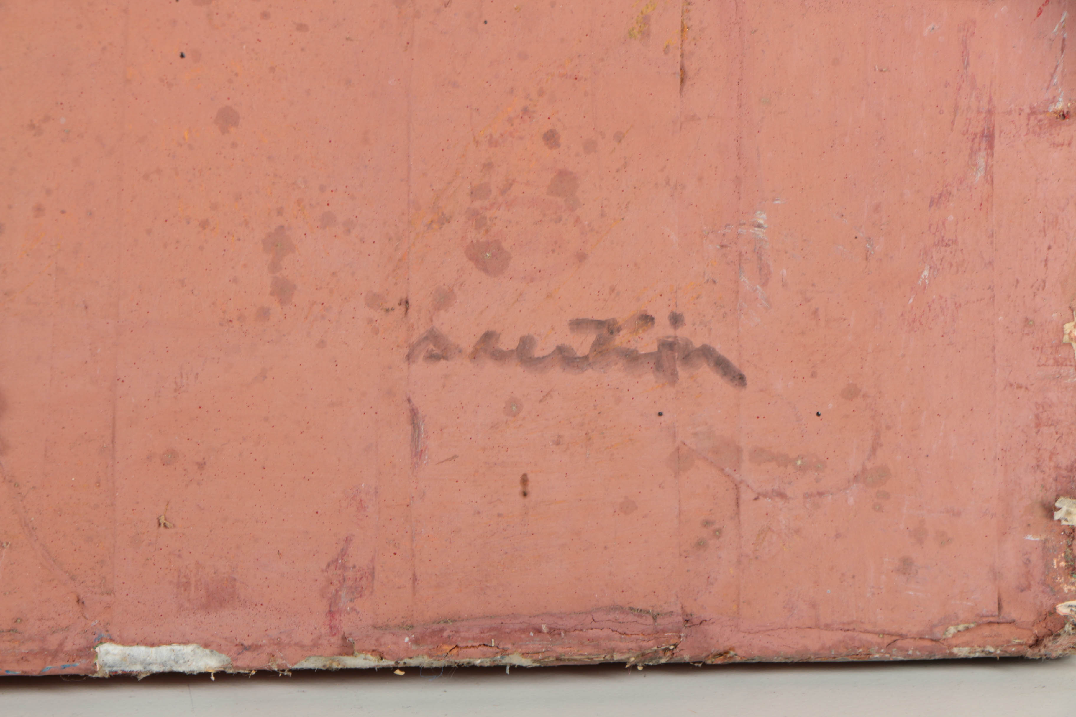 Ronald Ahlström Mix Media on Canvas "Untitled"