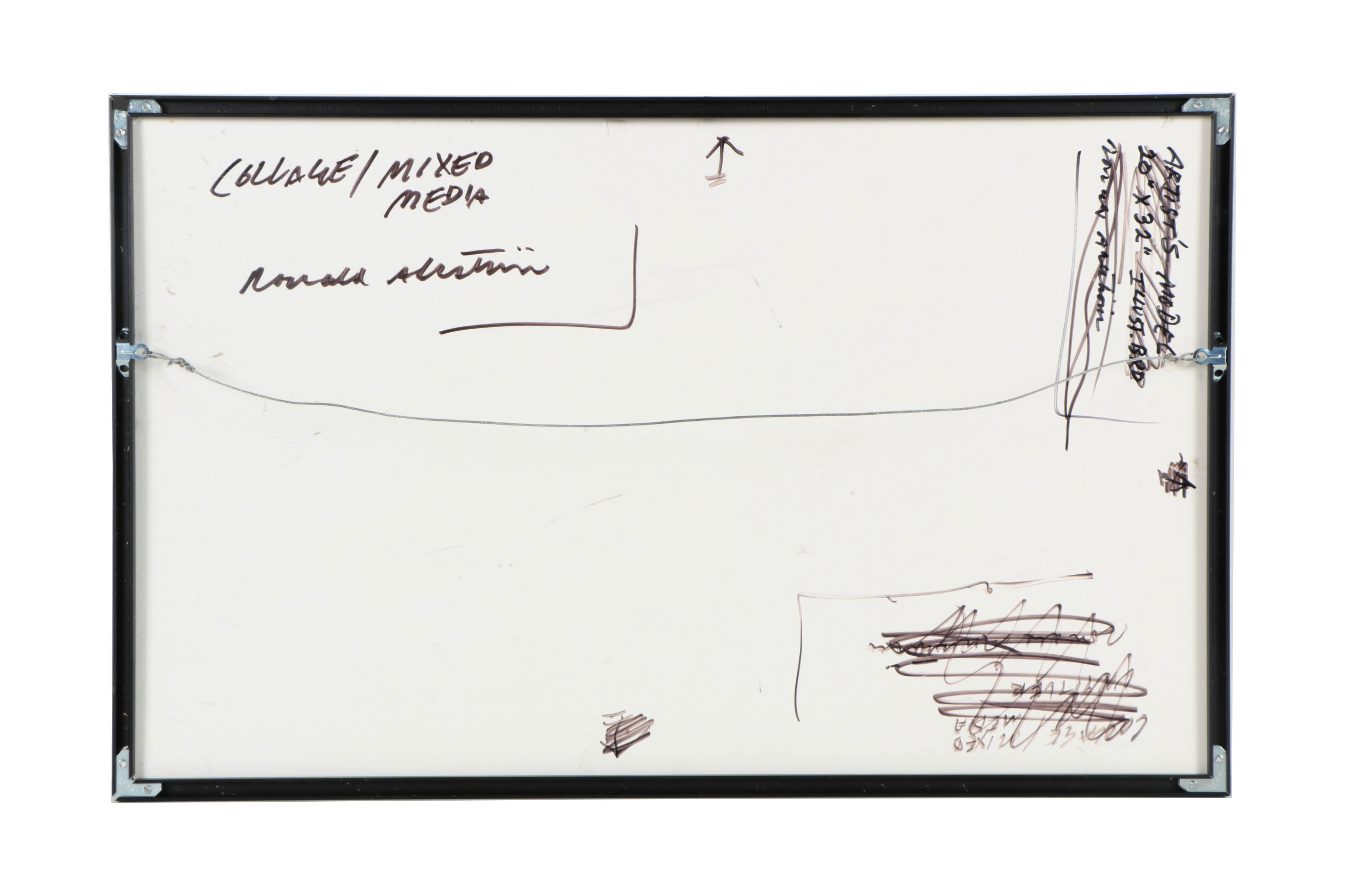 Ronald Ahlström Mix Media Collage on Board