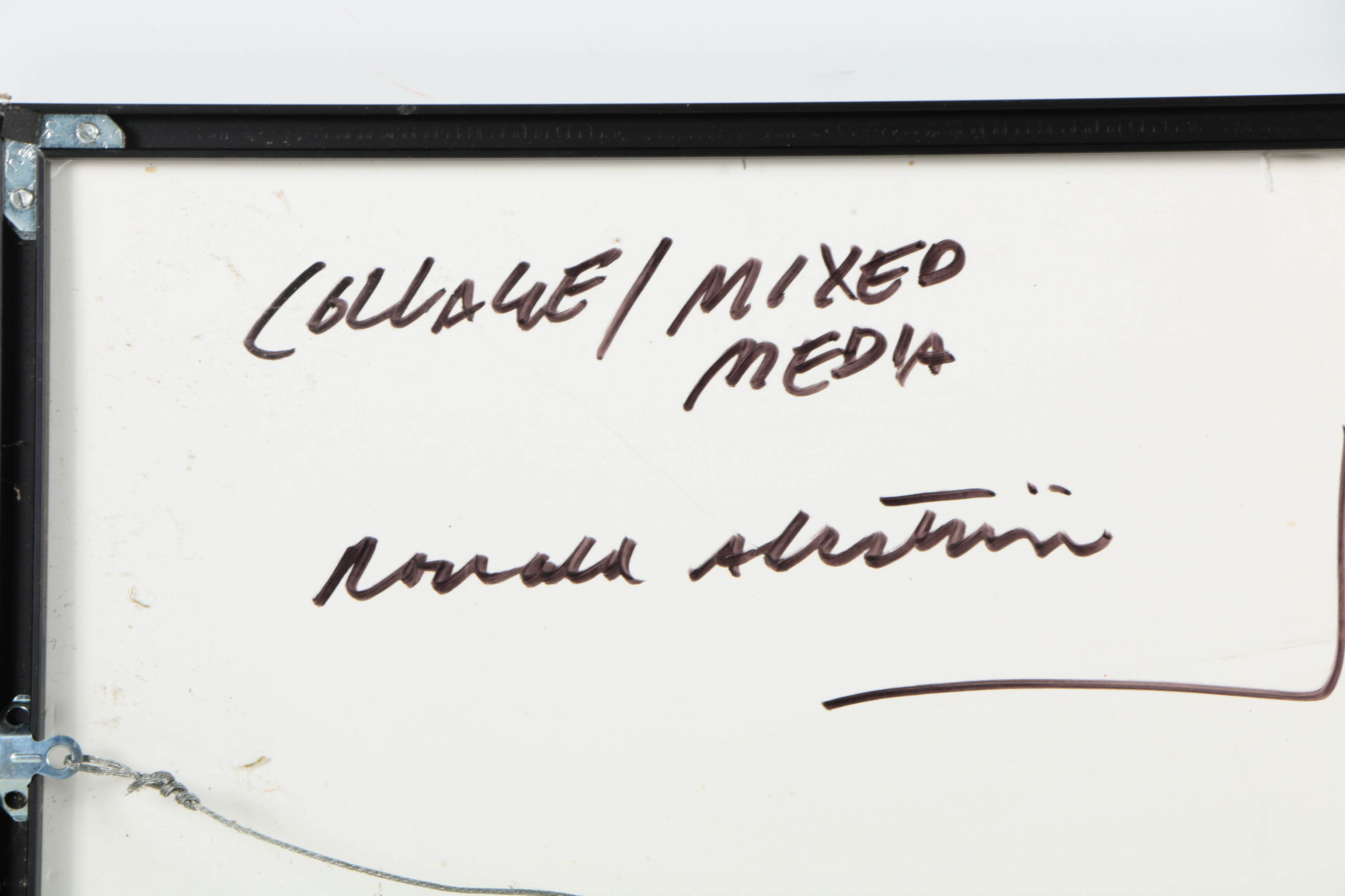 Ronald Ahlström Mix Media Collage on Board