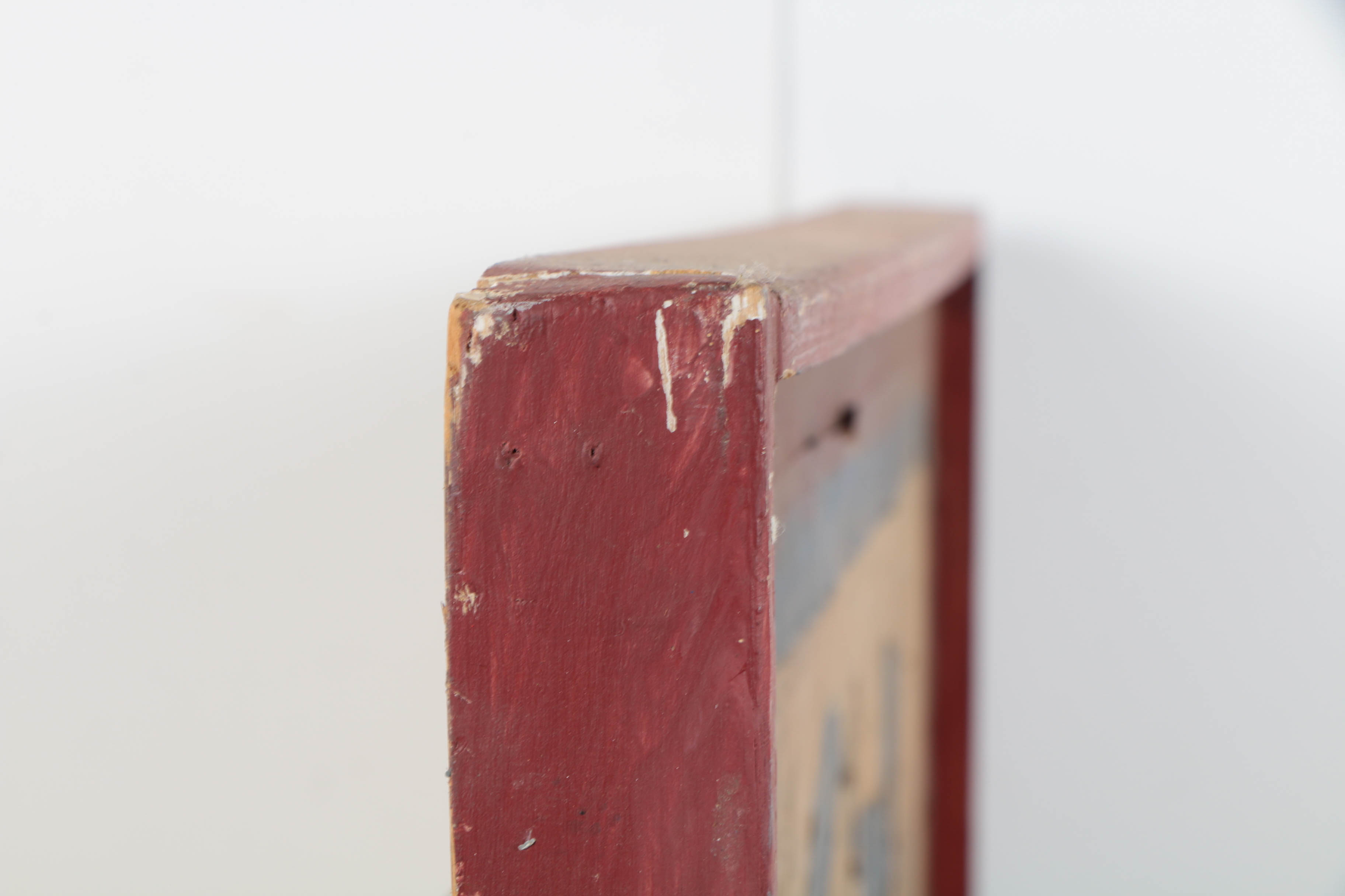 Ronald Ahlström Abstract Mixed Media Collage on Canvas