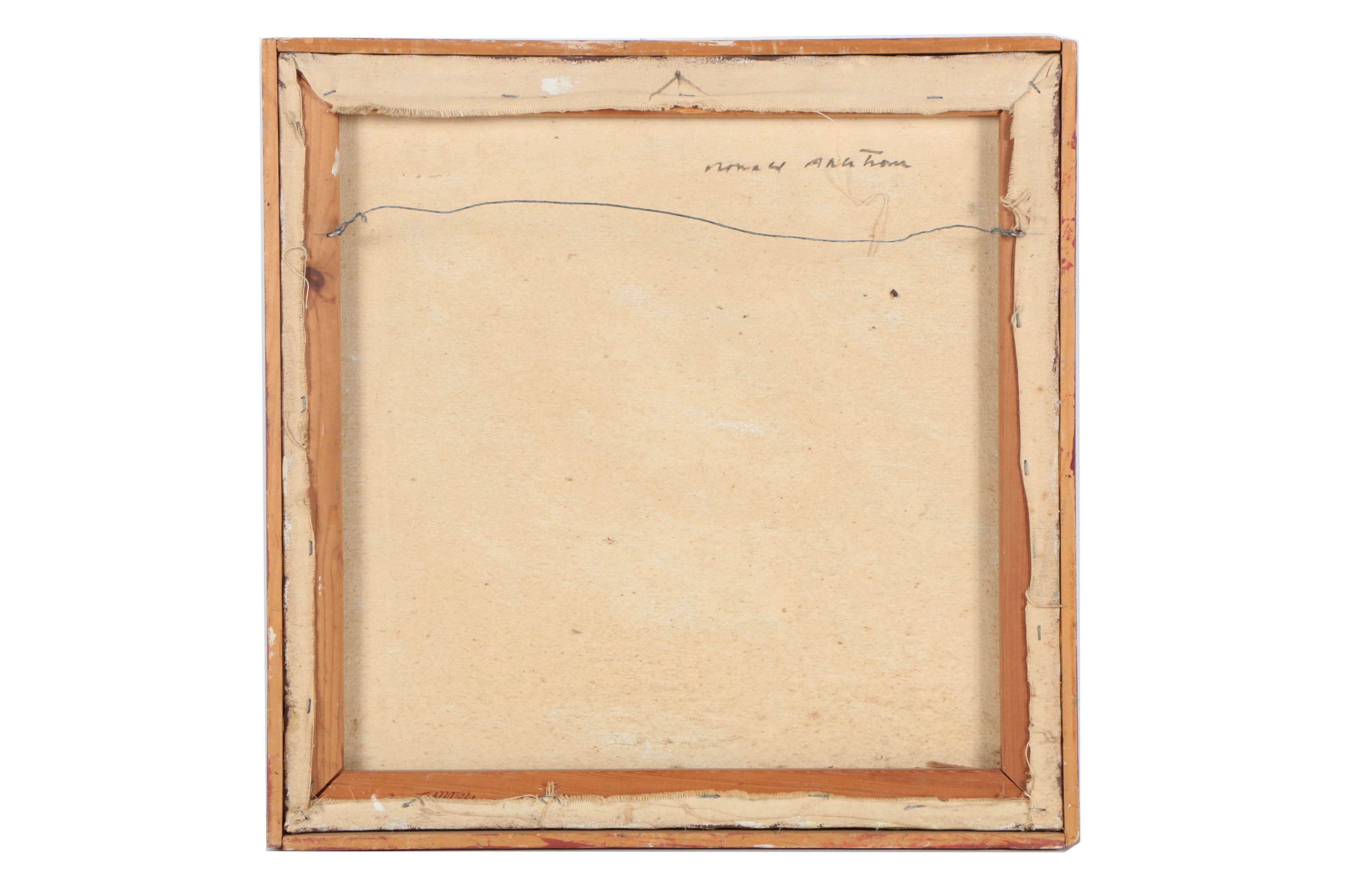 Ronald Ahlström Abstract Mixed Media Collage on Canvas