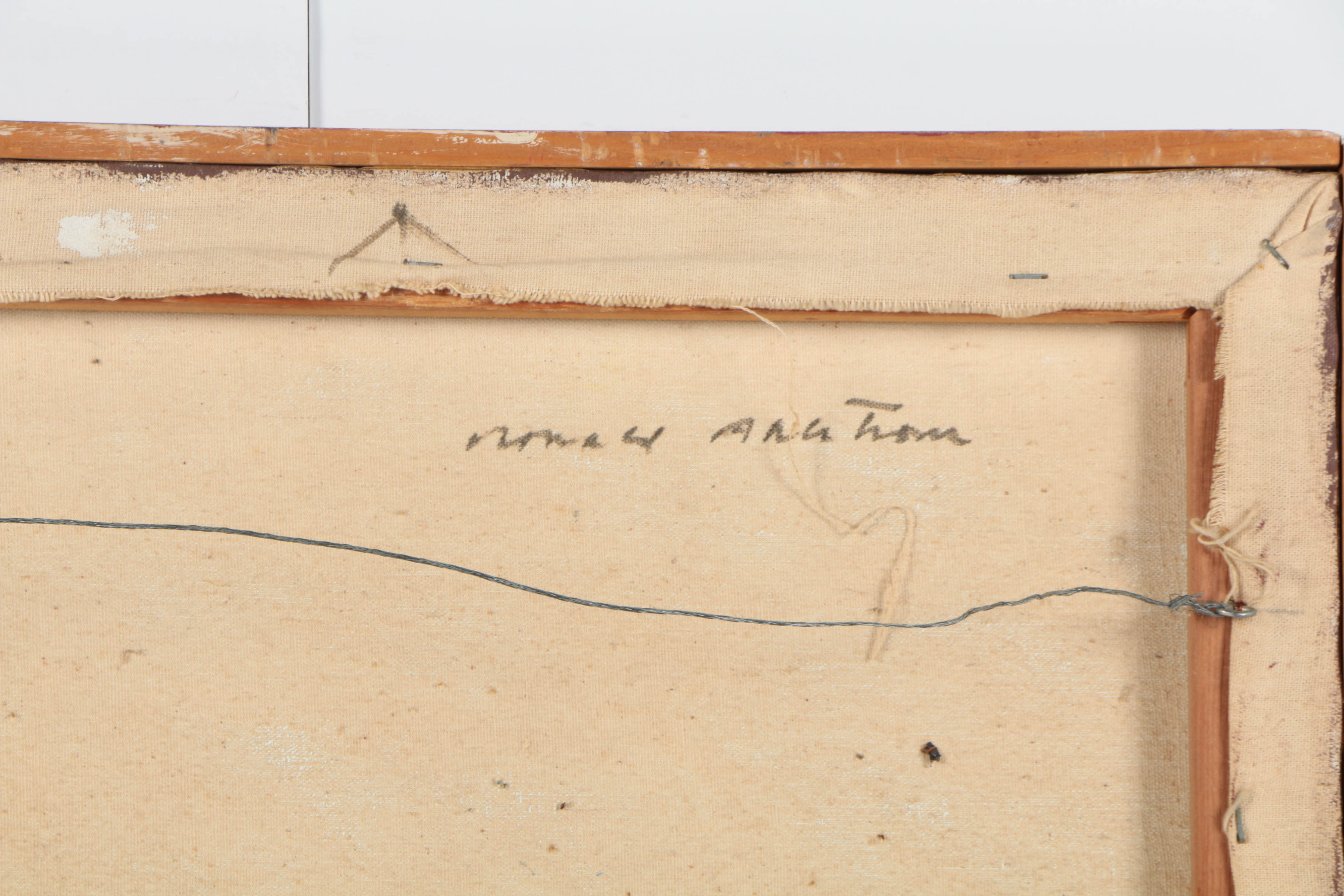 Ronald Ahlström Abstract Mixed Media Collage on Canvas