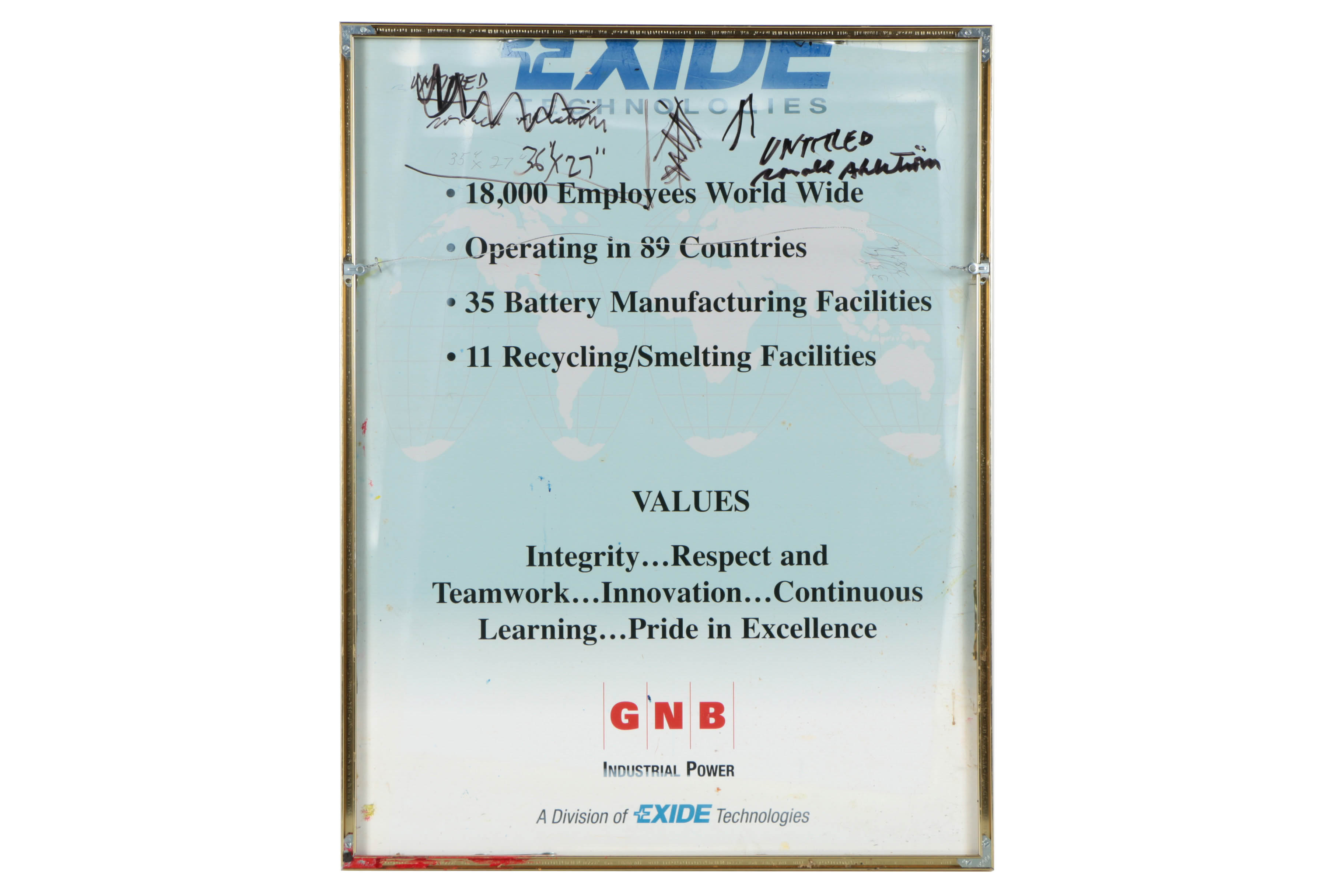 Ronald Ahlström Mix Media Collage on Board "Untitled"