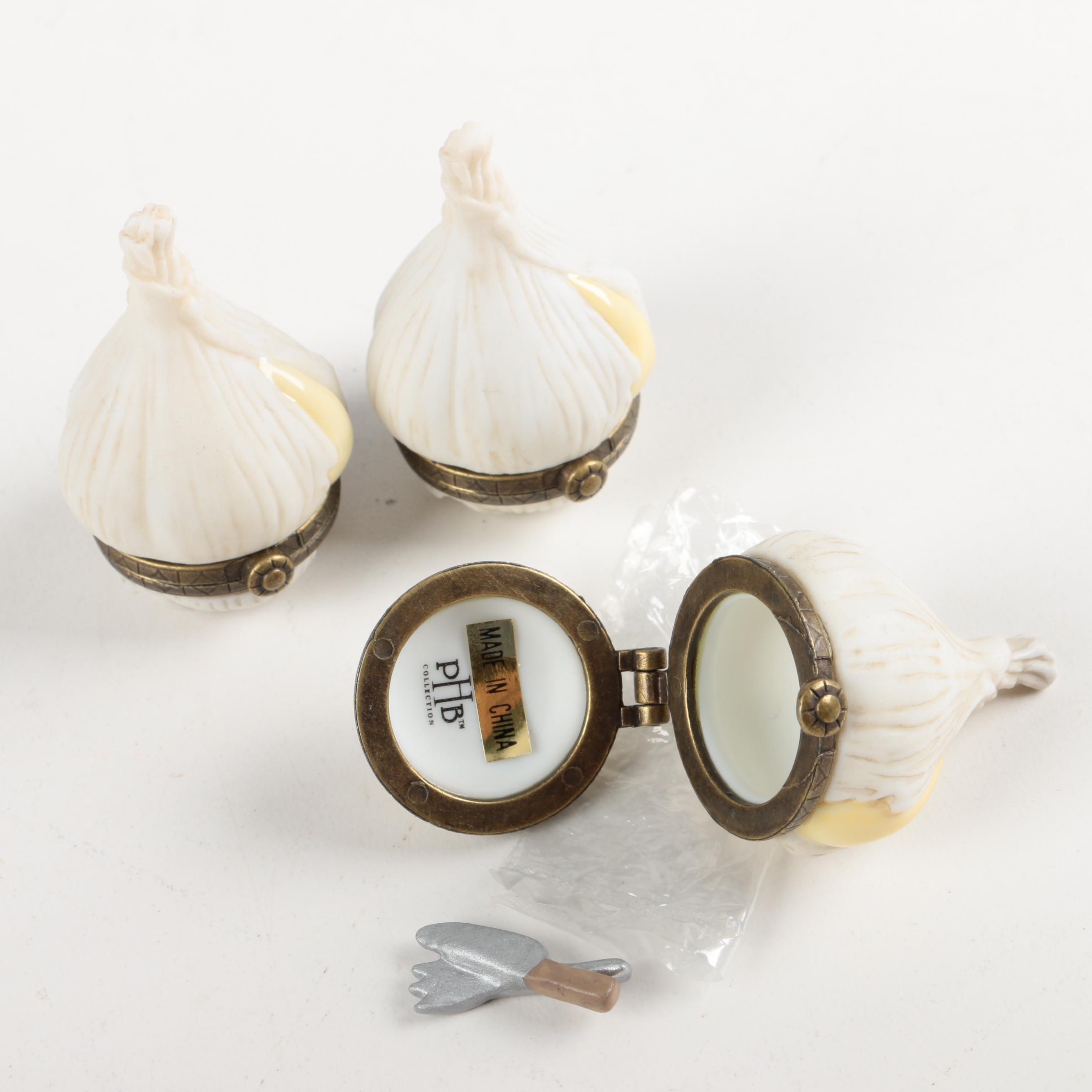 Vintage Ceramic Bilikum and Trinket Boxes