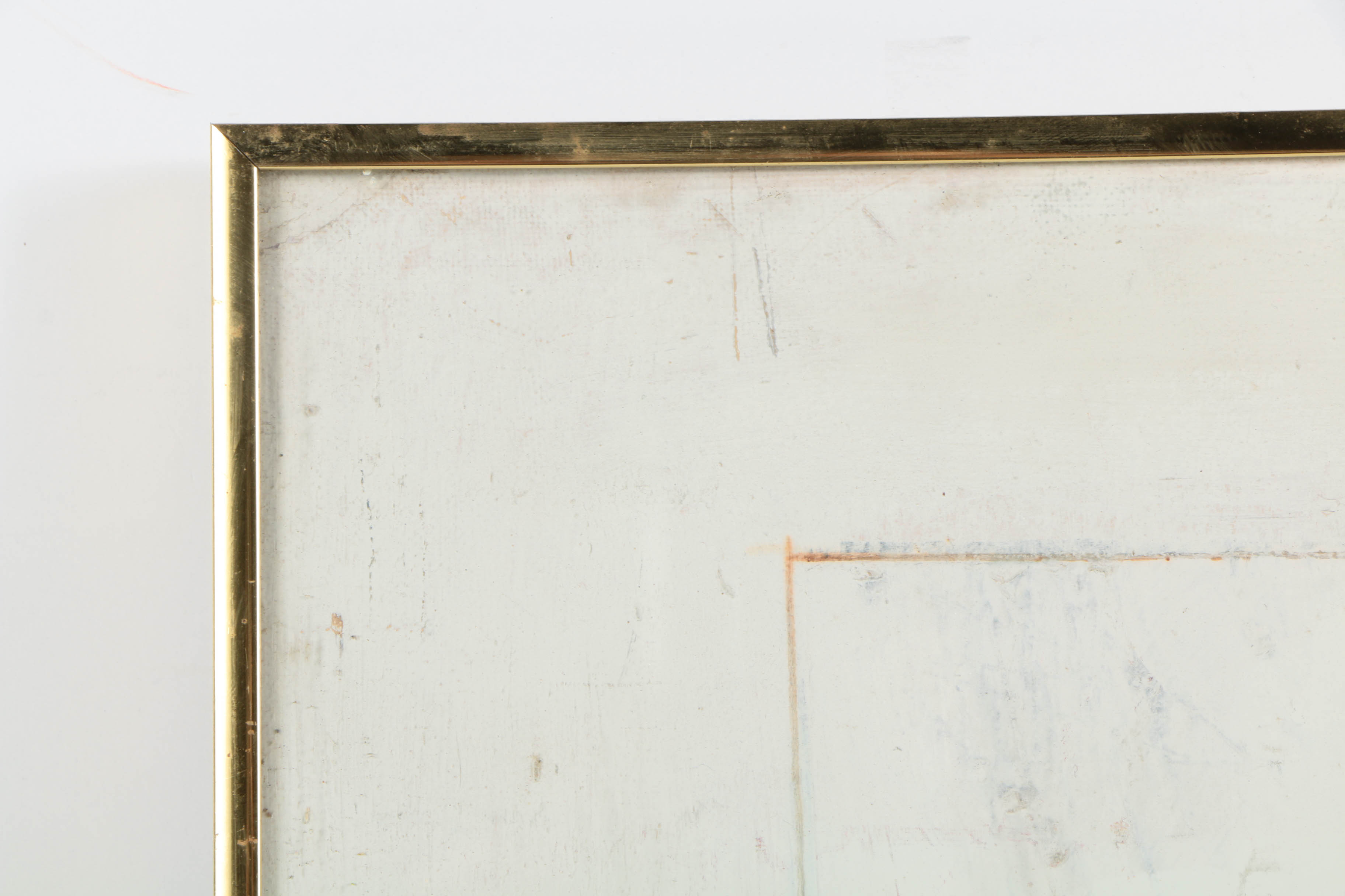 Ronald Ahlström Mixed Media Collage on Canvas Board "Untitled"