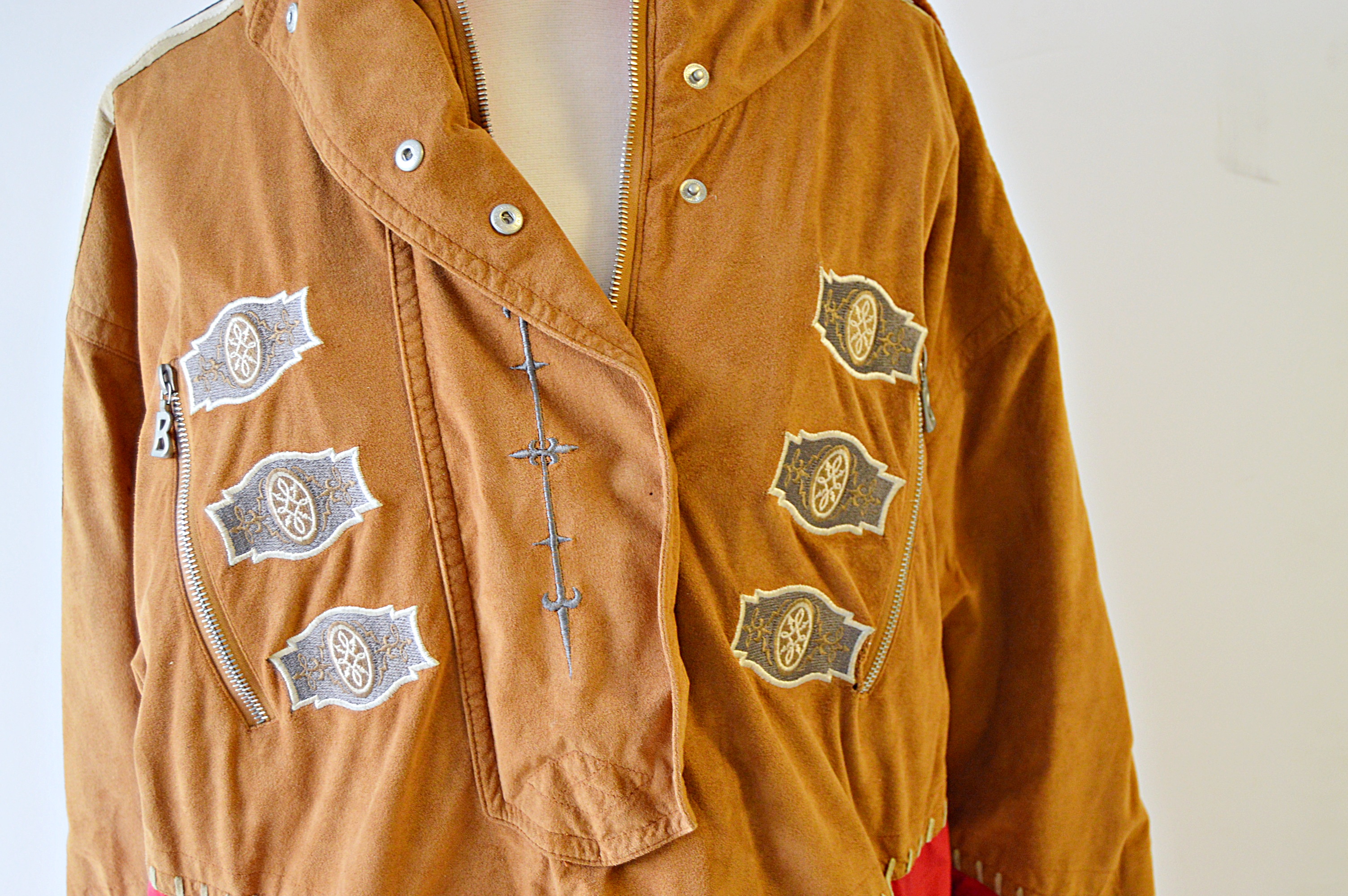 Vintage Bogner Ski Jacket with Western Motif