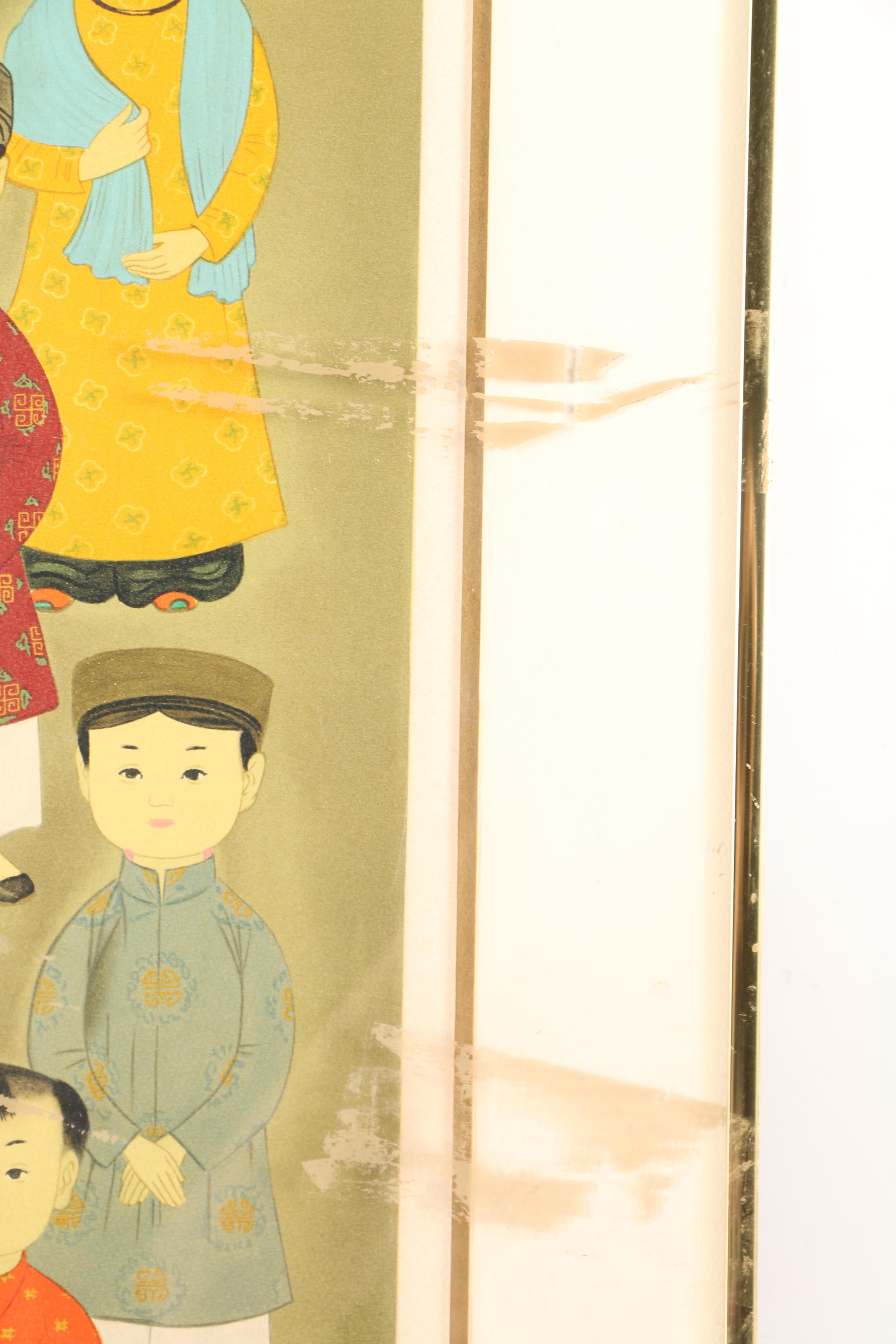 Limited Edition Lithograph on Paper by Mai Thu