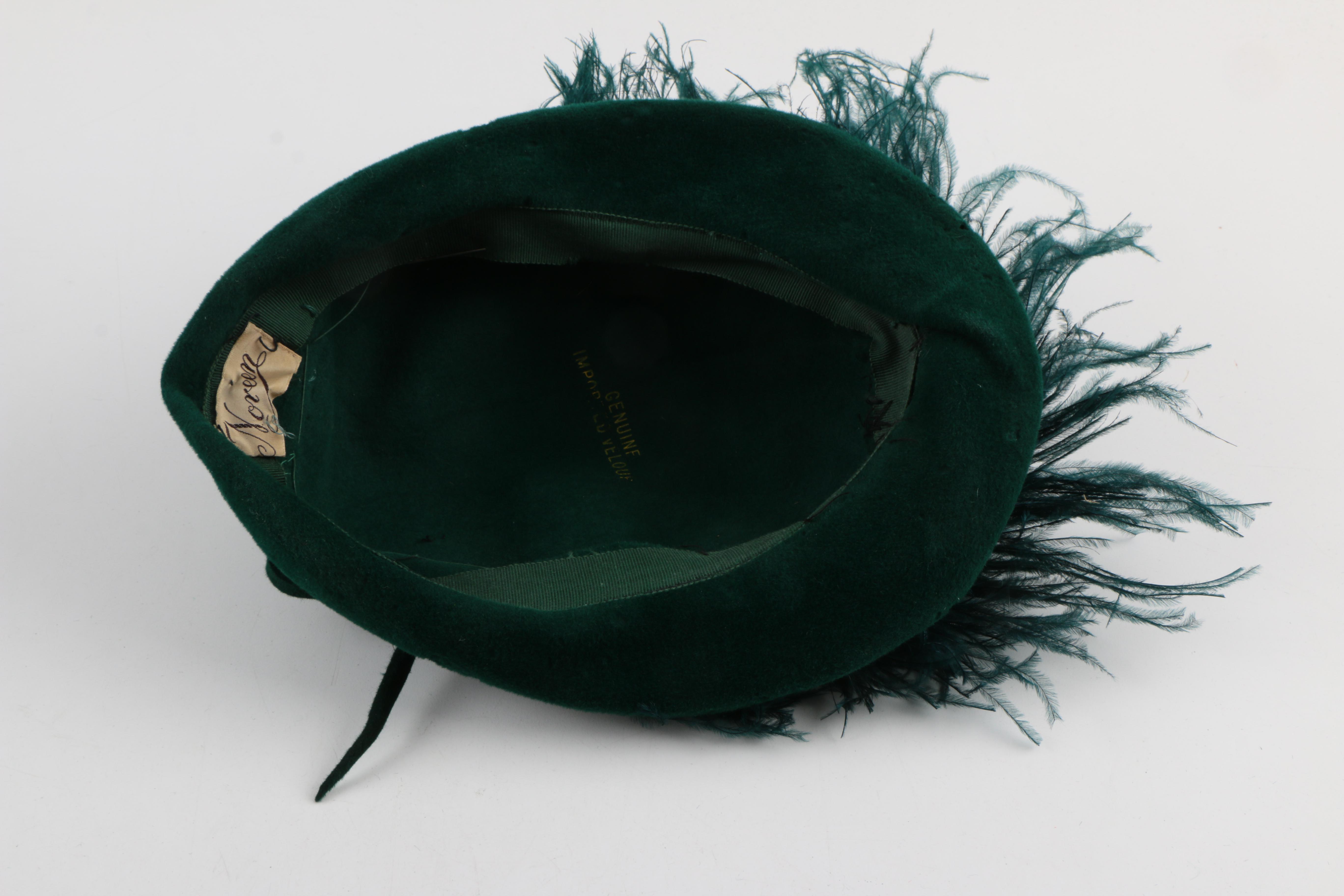 Collection of Vintage Fur and Velvet Hats