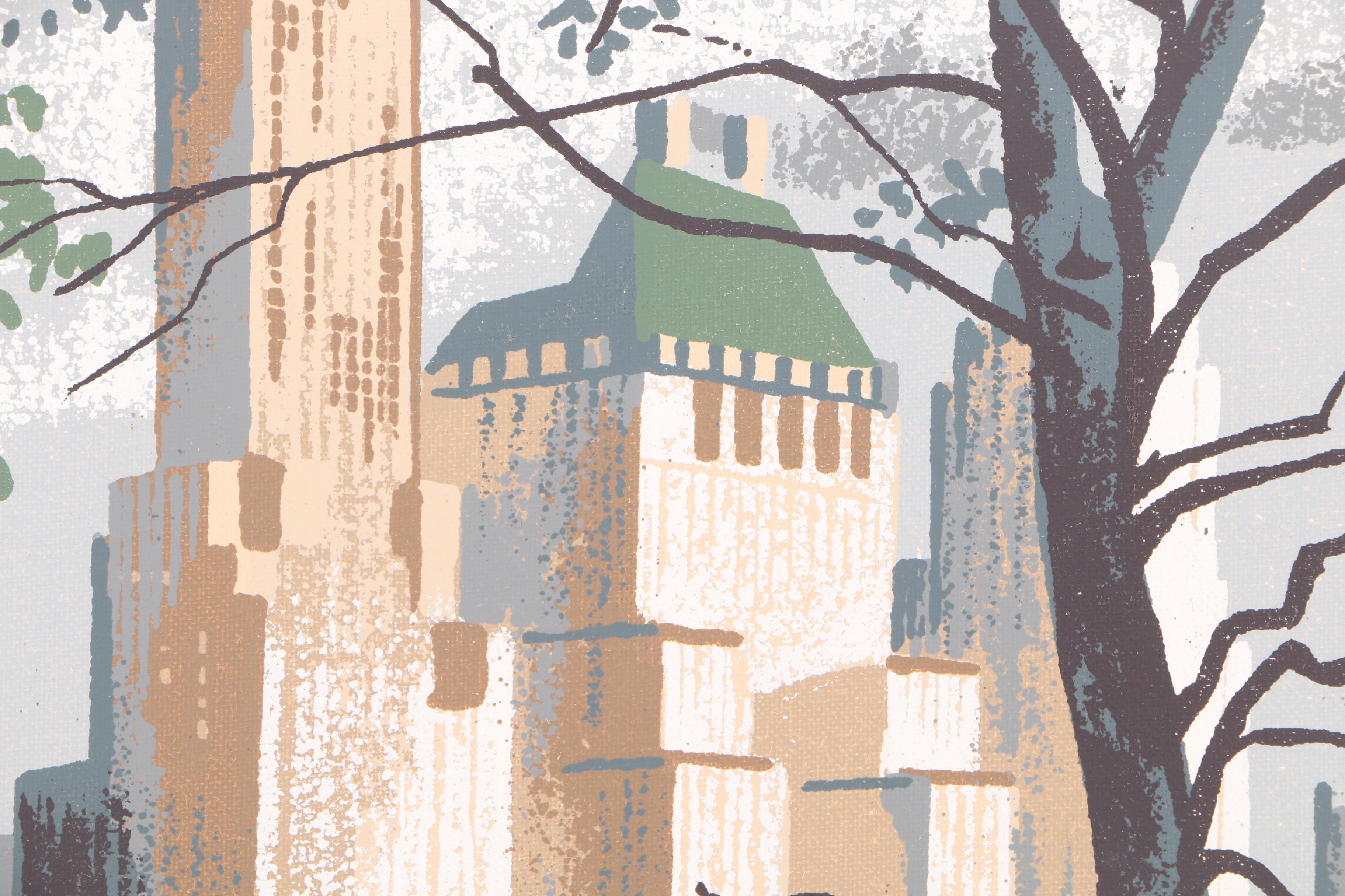 Mark Coomer Serigraphs Featuring Modern Architecture