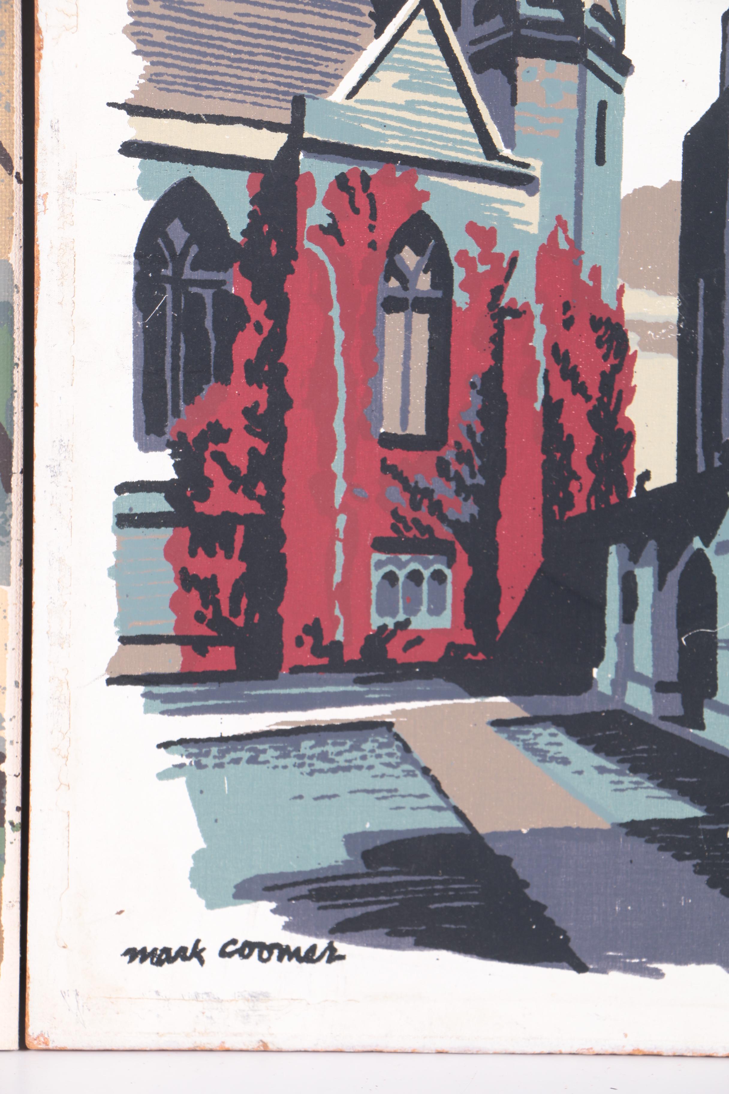 Mark Coomer Serigraphs Featuring Modern Architecture