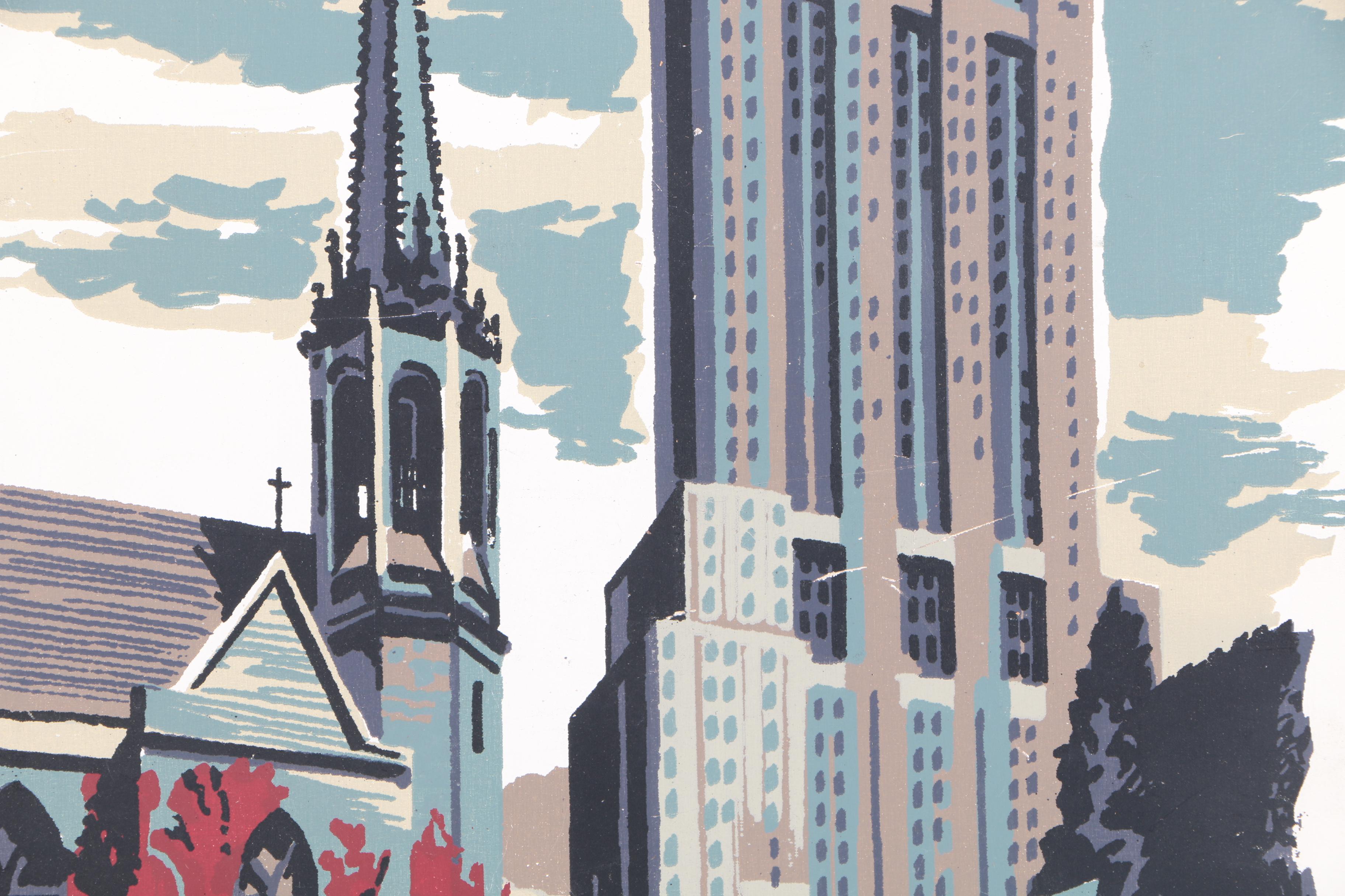 Mark Coomer Serigraphs Featuring Modern Architecture