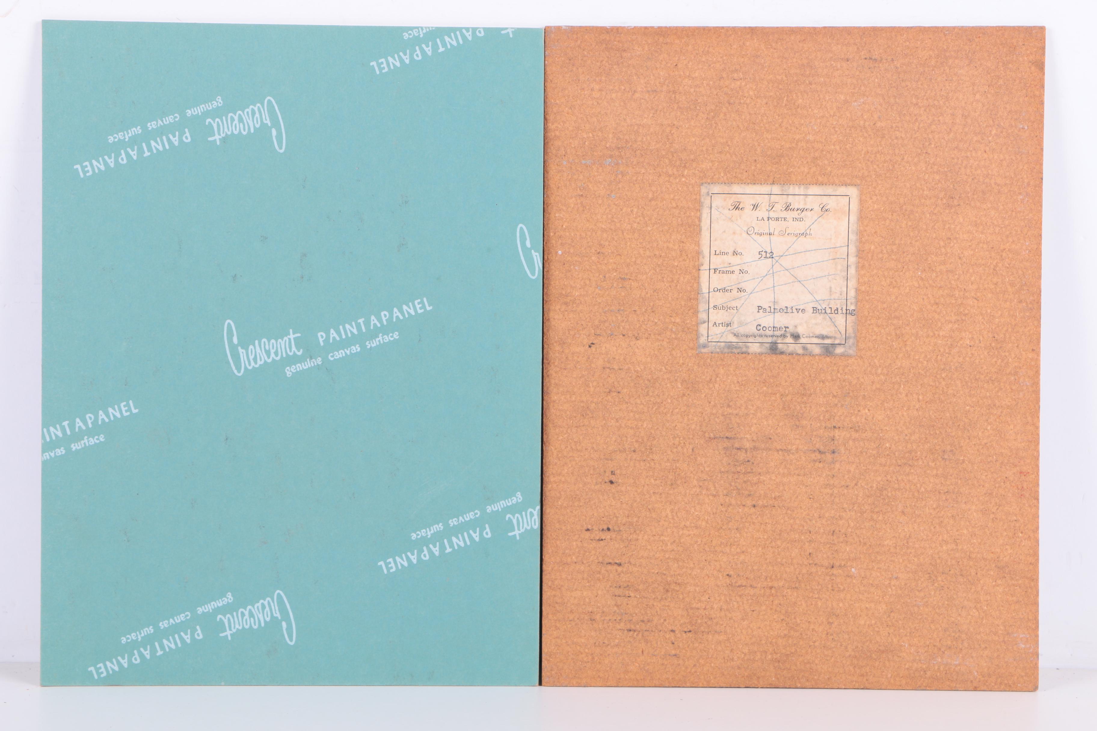 Mark Coomer Serigraphs Featuring Modern Architecture